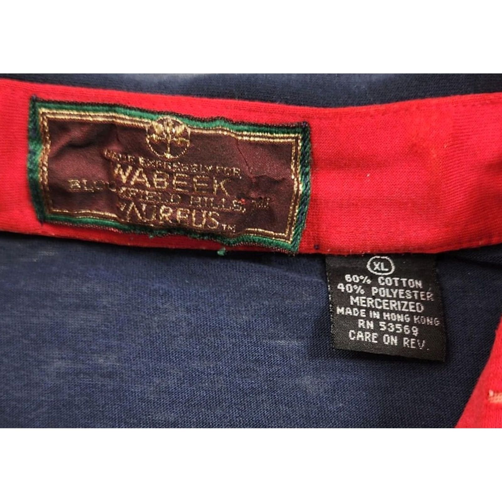 Vintage VINTAGE Wabeek Golf Club Polo Shirt Mens XL Striped Embroidered Golf Preppy Size US XL / EU 56 / 4 - 5 Thumbnail