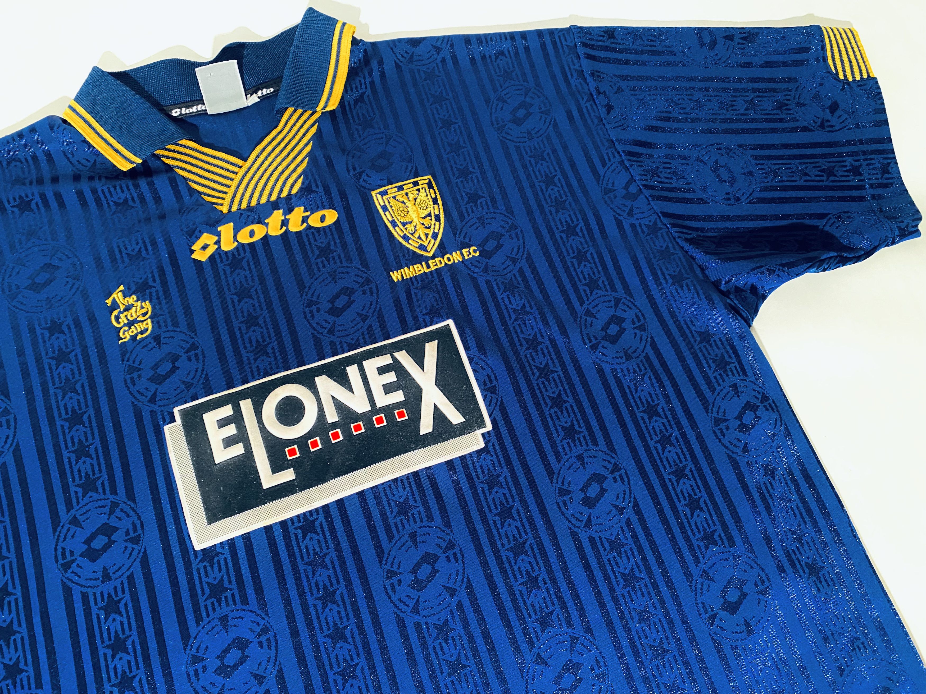 Lotto Sport Wimbledon FC Home Football Shirt 1997 - 1999 Crazy Gang Size US XXL / EU 58 / 5 - 4 Thumbnail