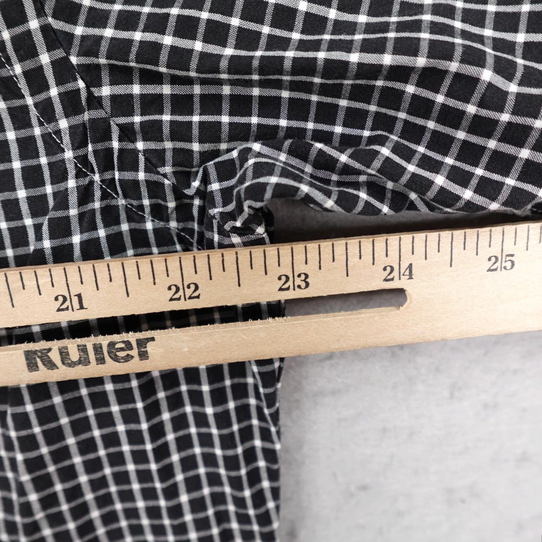 Ralph Lauren VINTAGE Ralph Lauren Shirt Men Large Black White Check Button-Up Custom Fit Pony Size US L / EU 52-54 / 3 - 6 Thumbnail