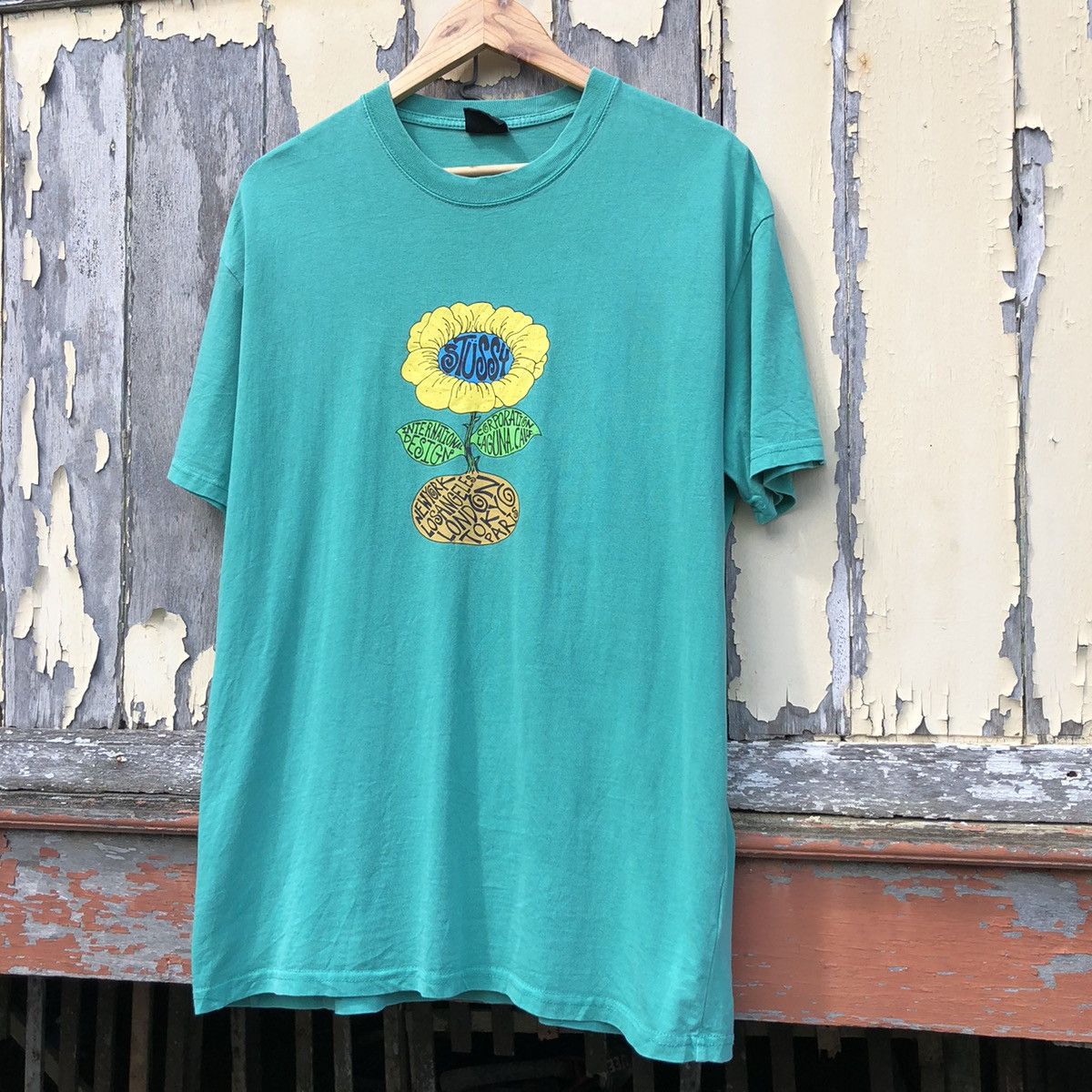 Stussy Vintage STUSSY Australia International Design Tshirt Size US M / EU 48-50 / 2 - 2 Thumbnail