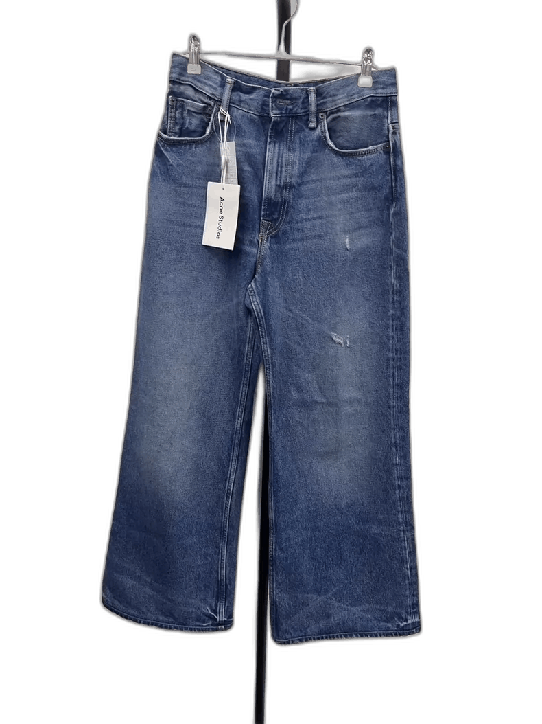 Acne Studios Acne Studios High Waist Wide Leg Jeans-yf Size US 27 - 1 Thumbnail