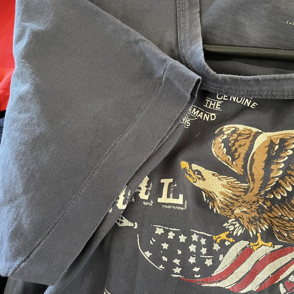 RRL Ralph Lauren × Ralph Lauren × Vintage RRL POLO Ralph Lauren Double RL big logo tee shirt usa eagle Size US M / EU 48-50 / 2 - 4 Thumbnail