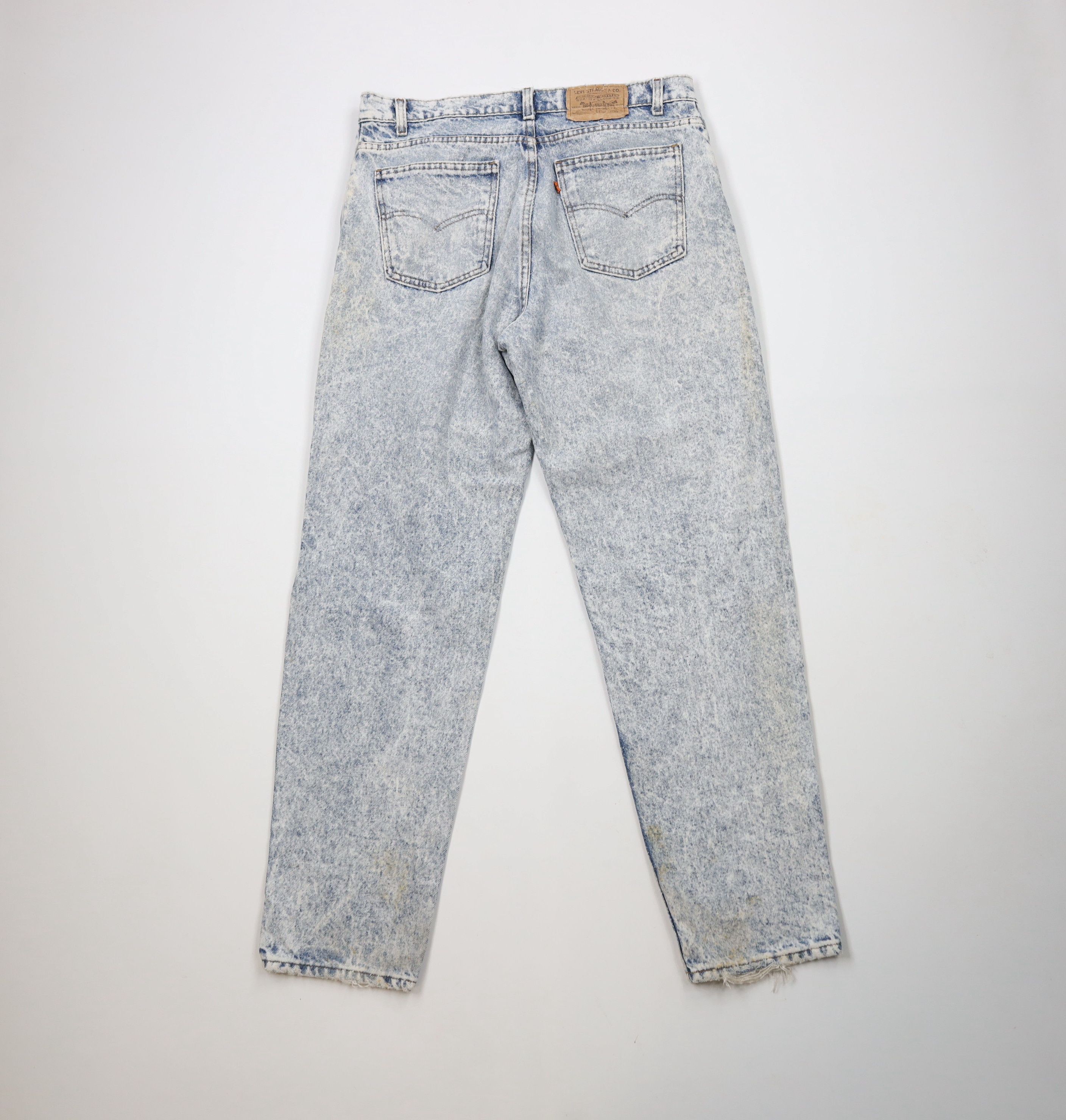 Levi's × Vintage Vintage 80s 90s Levis 554 Acid Wash Tapered Leg Jeans USA Size US 34 / EU 50 - 11 Thumbnail