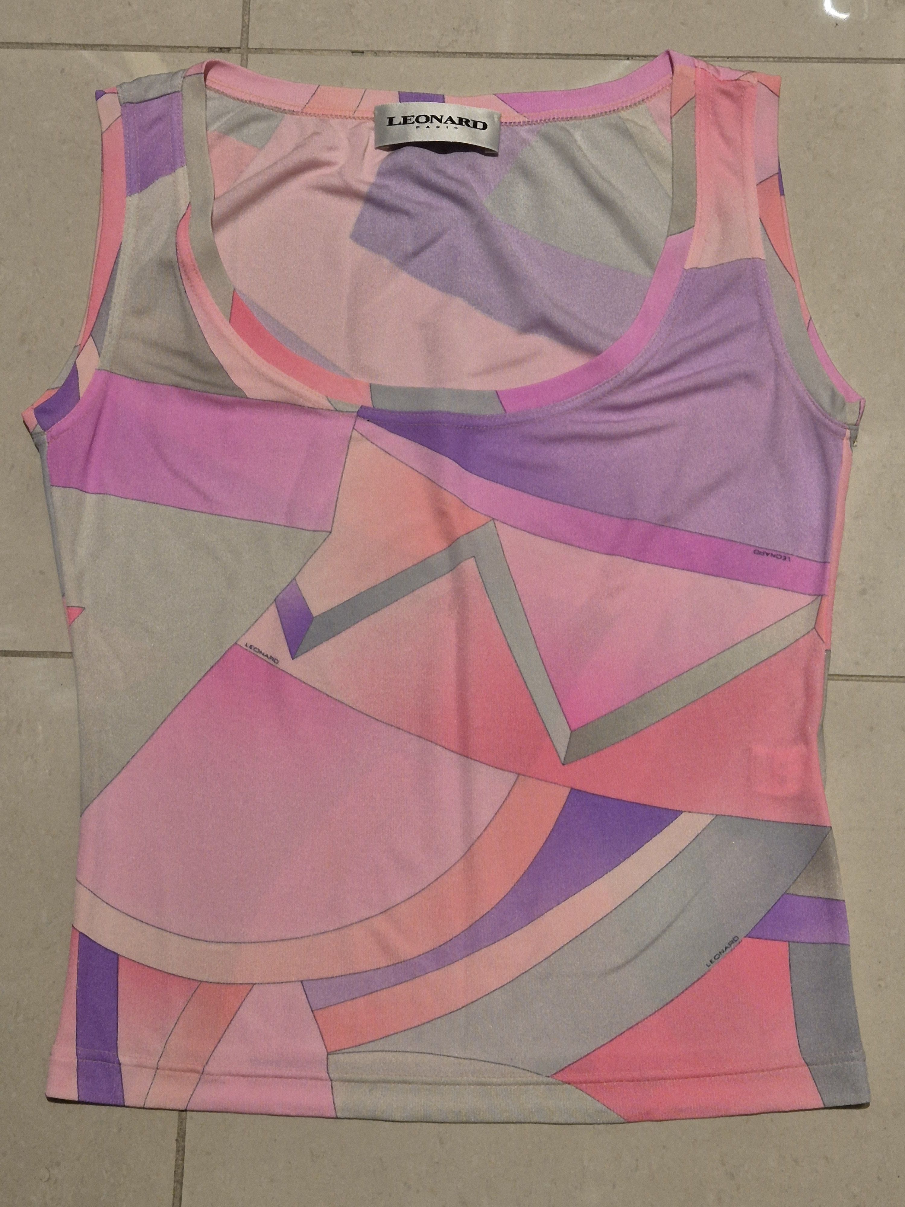 Designer × Leonard Paris Leonard Paris pure knitted silk tank top, vintage Size XS / US 0-2 / IT 36-38 - 6 Thumbnail