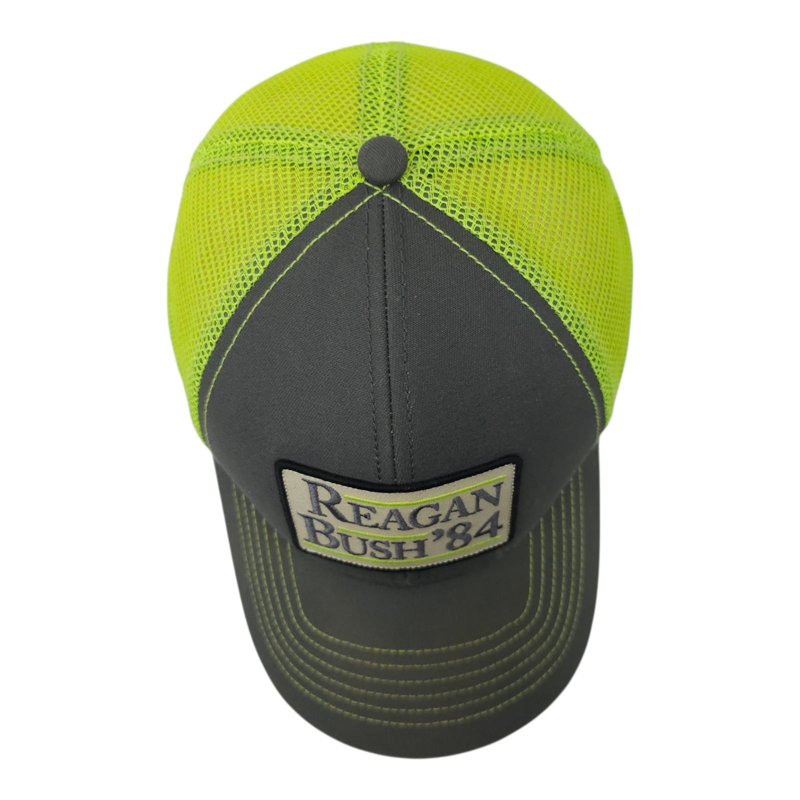 Other Reagan Bush 84 Mesh Snapback Cap Vintage Trucker Hat Size ONE SIZE - 6 Thumbnail