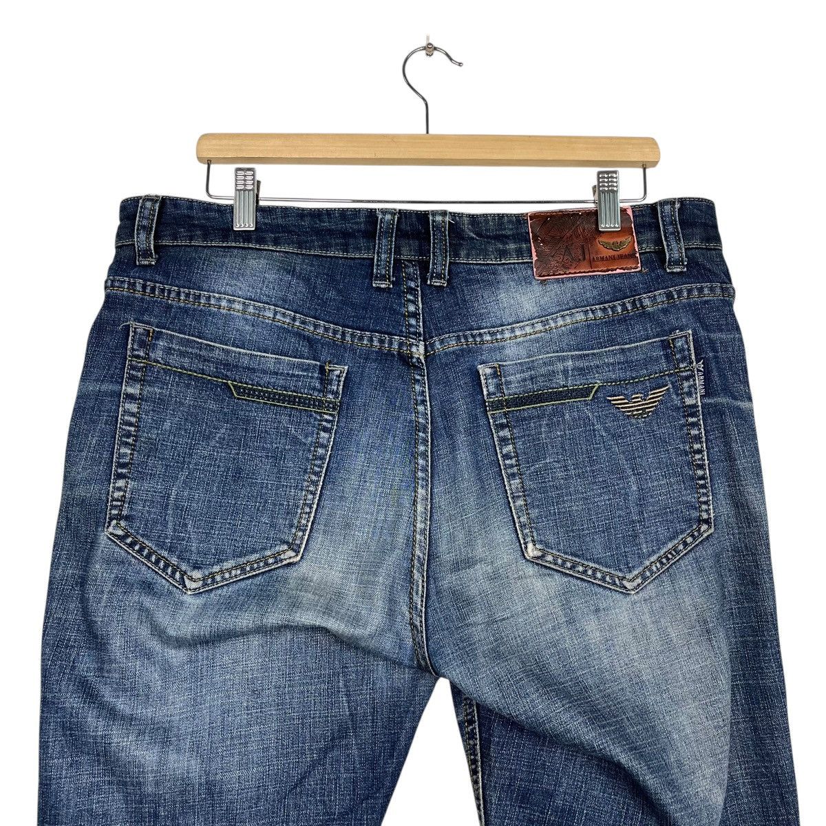 Armani Vintage Armani Jeans Distressed Denim Jeans Size US 34 / EU 50 - 8 Thumbnail