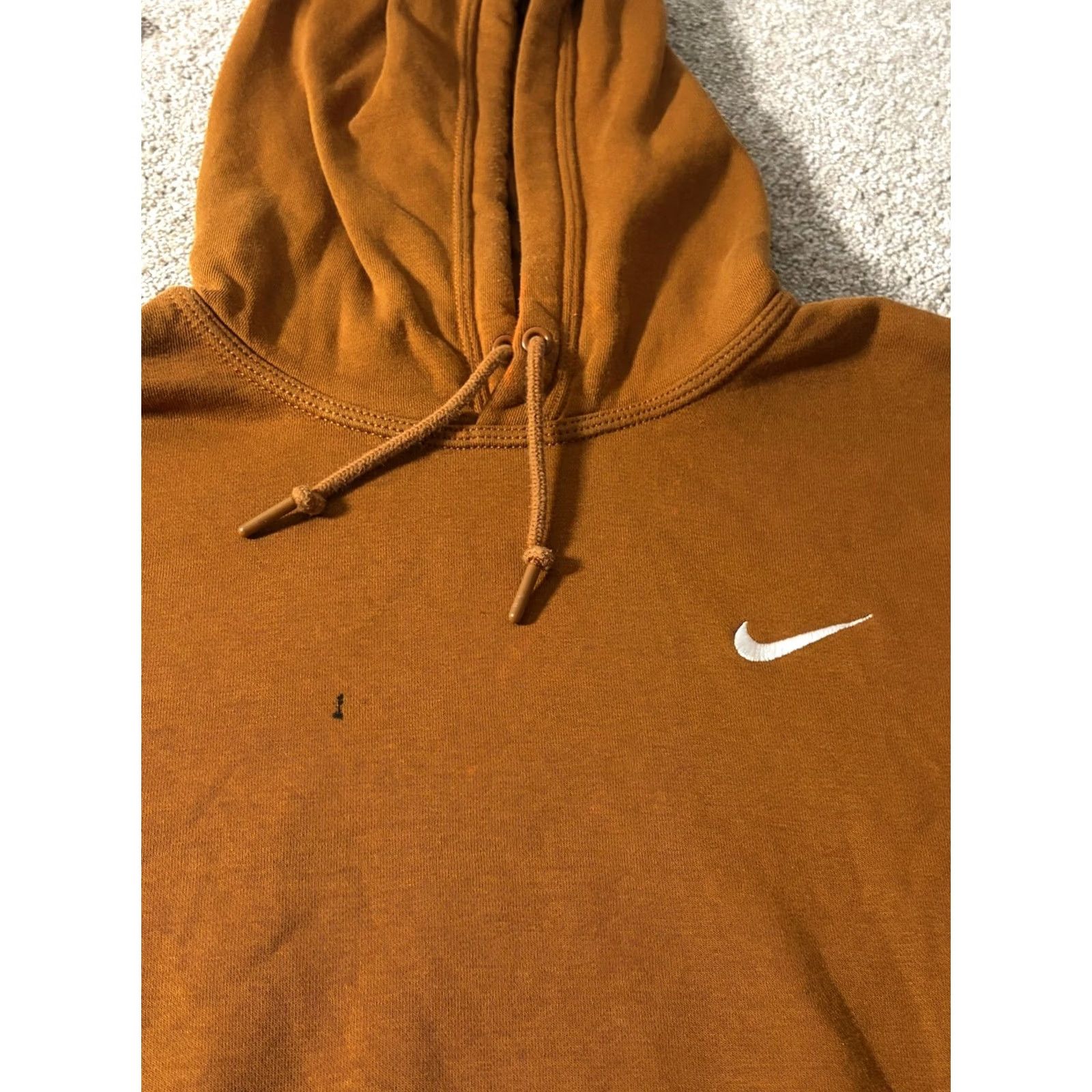 Nike Nike Hoodie Mens Large Orange Fleece Pullover Swoosh Sweatshirt 826433-290 Size US L / EU 52-54 / 3 - 2 Thumbnail