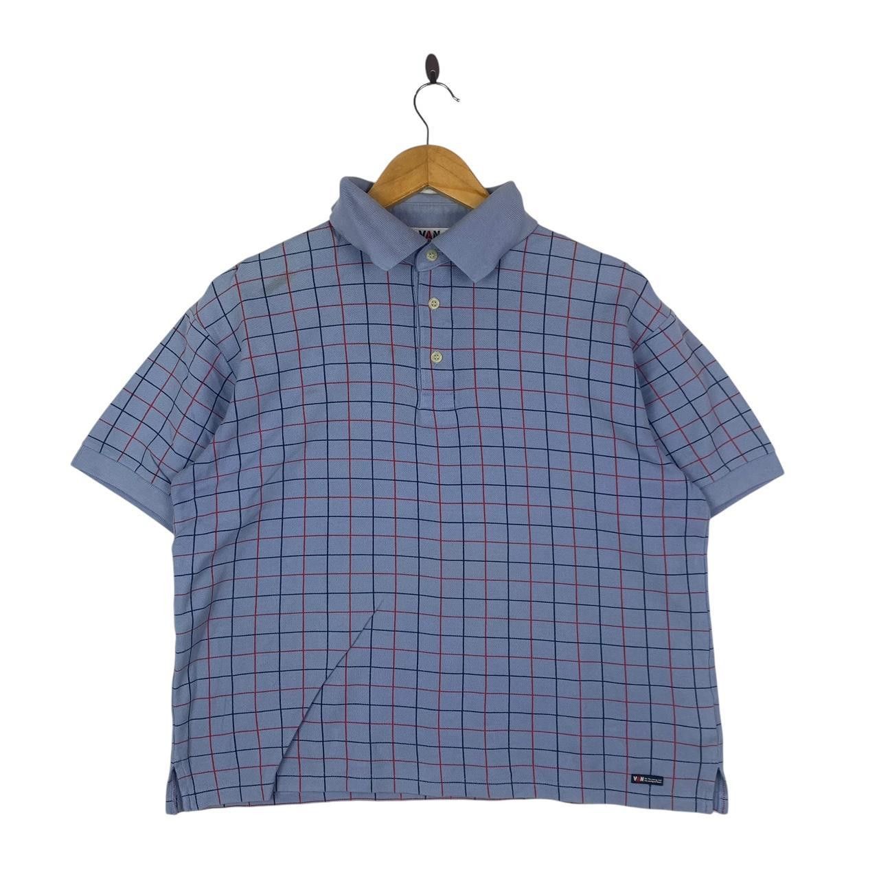 Vintage Vintage VAN JAC JAPAN Plaids Check Tartan Polo Tee Size US M / EU 48-50 / 2 - 1 Thumbnail