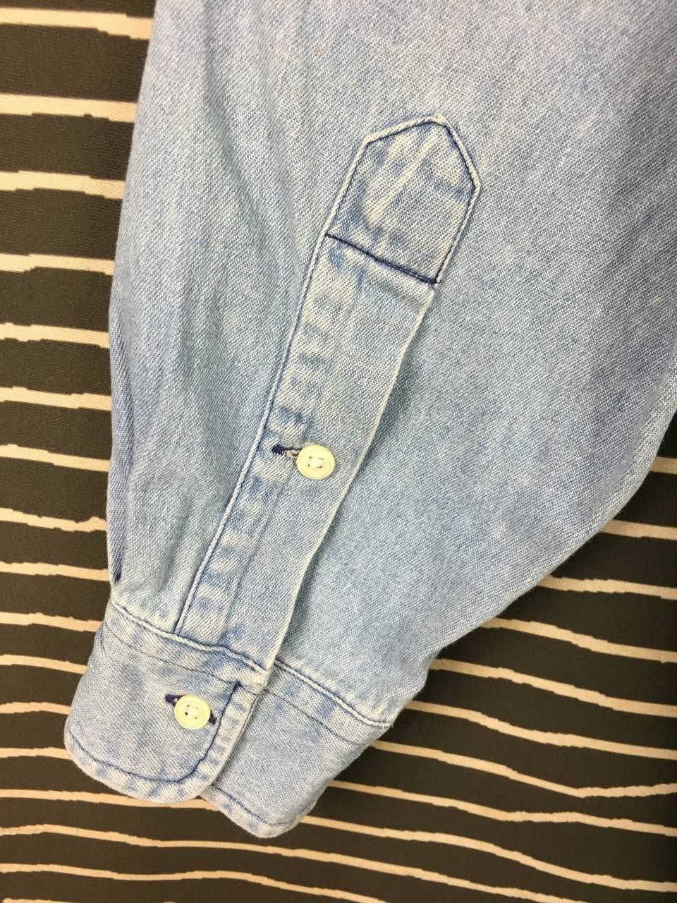 Ralph Lauren Vtg 90s Ralph Lauren Sport Tilden Denim Button Down Shirt Size US M / EU 48-50 / 2 - 12 Thumbnail