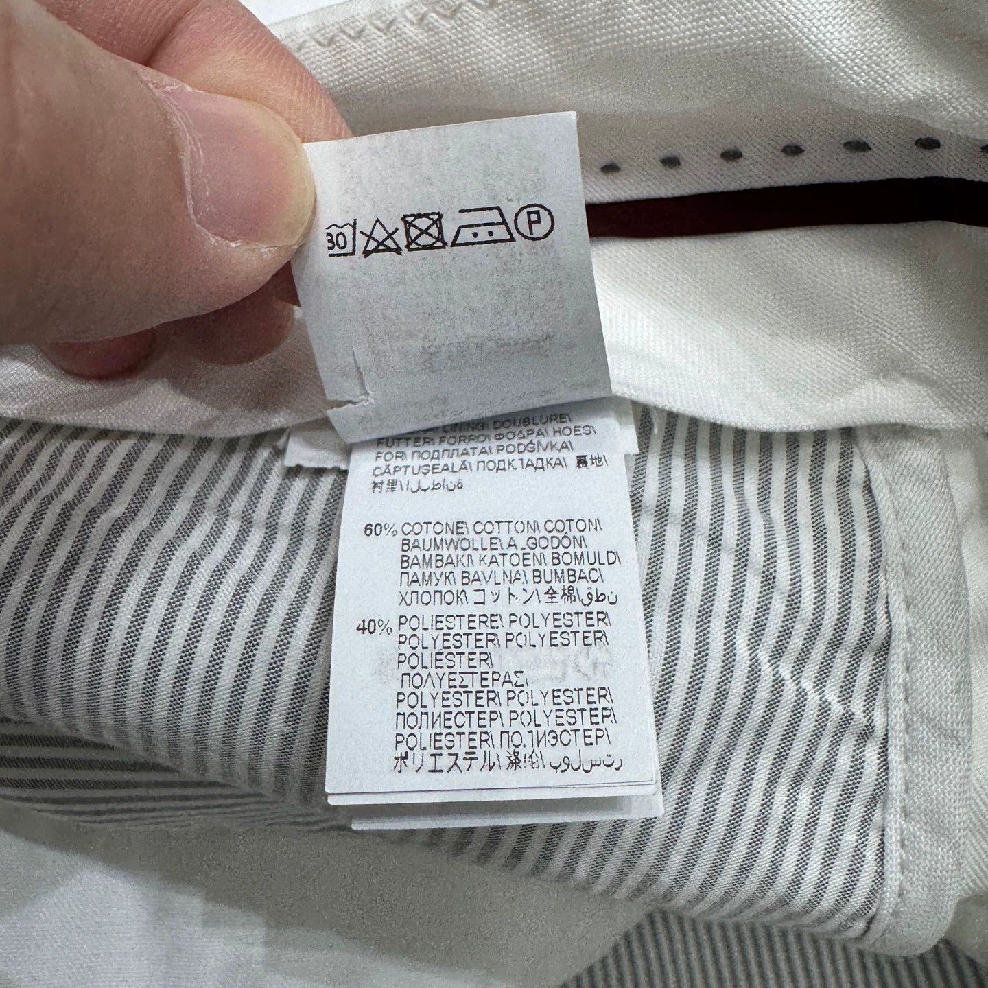 Brunello Cucinelli BRUNELLO CUCINELLI men's solid chinos 44 Size US 28 / EU 44 - 4 Thumbnail