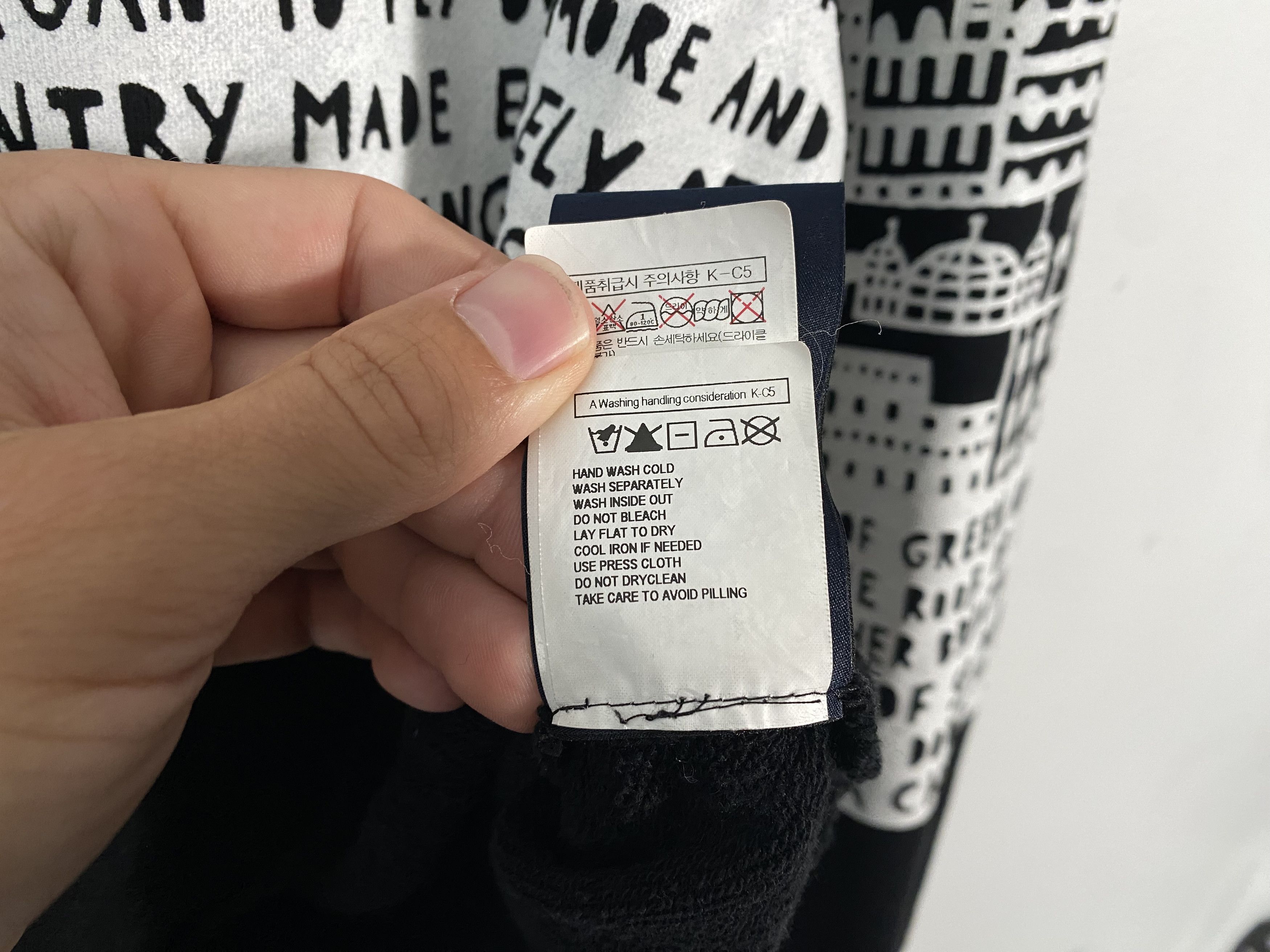 Juun.J Rob Ryan by Juun.J Oversized Poem Crewneck Black Size US S / EU 44-46 / 1 - 11 Thumbnail