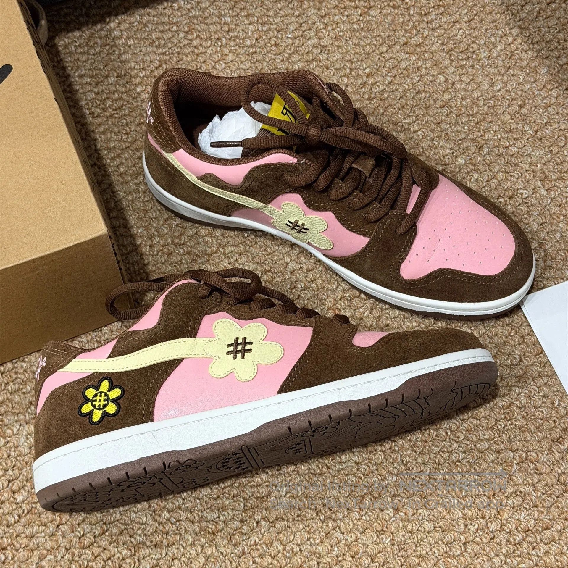 Other Retro Stylish Low-Top Sneakers in Pink. Size US 8 / EU 41 - 1 Thumbnail