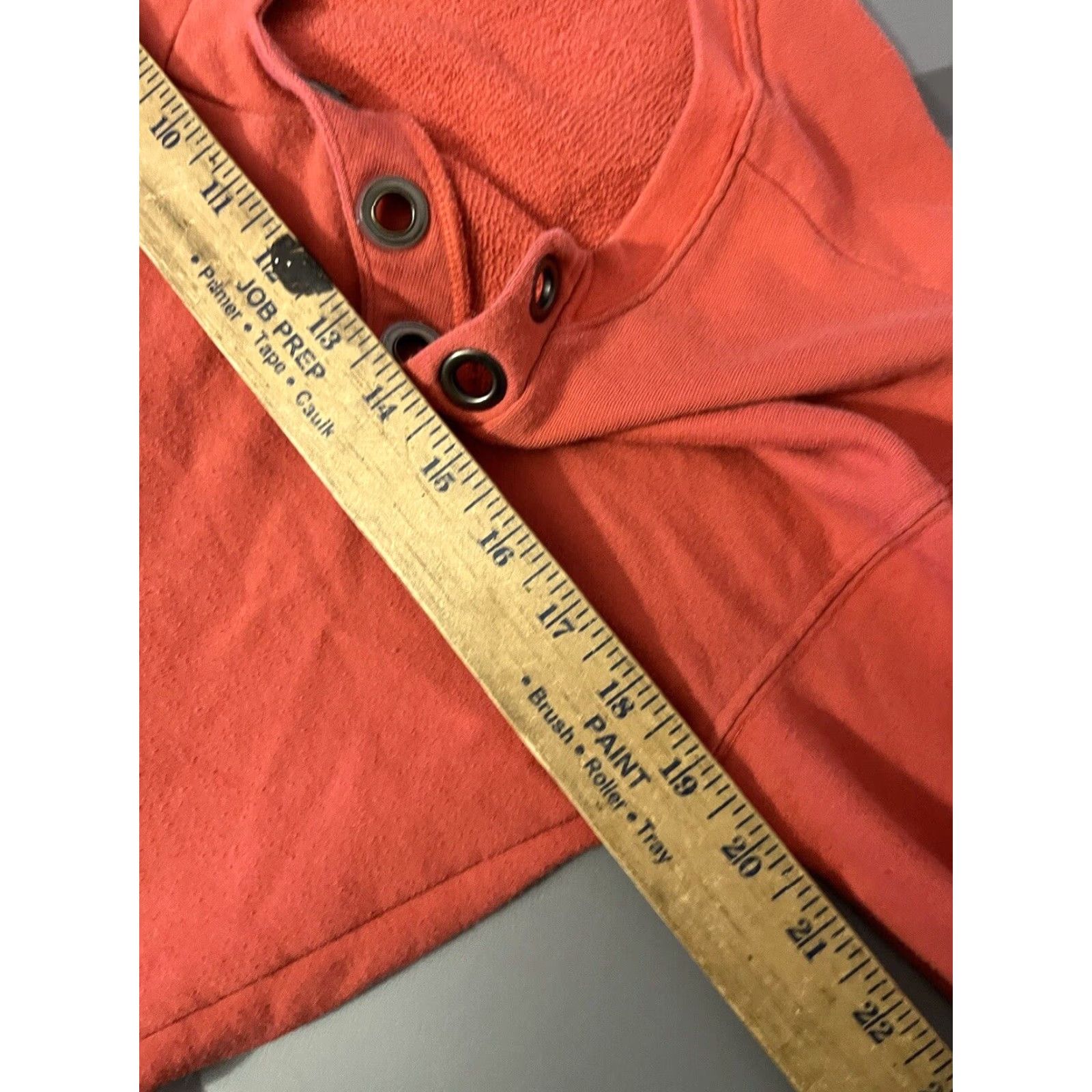 Pinko Victoria's Secret PINK Sweatshirt Women XS Red V-Neck Lace Up Logo Activewear Size XS / US 0-2 / IT 36-38 - 5 Thumbnail