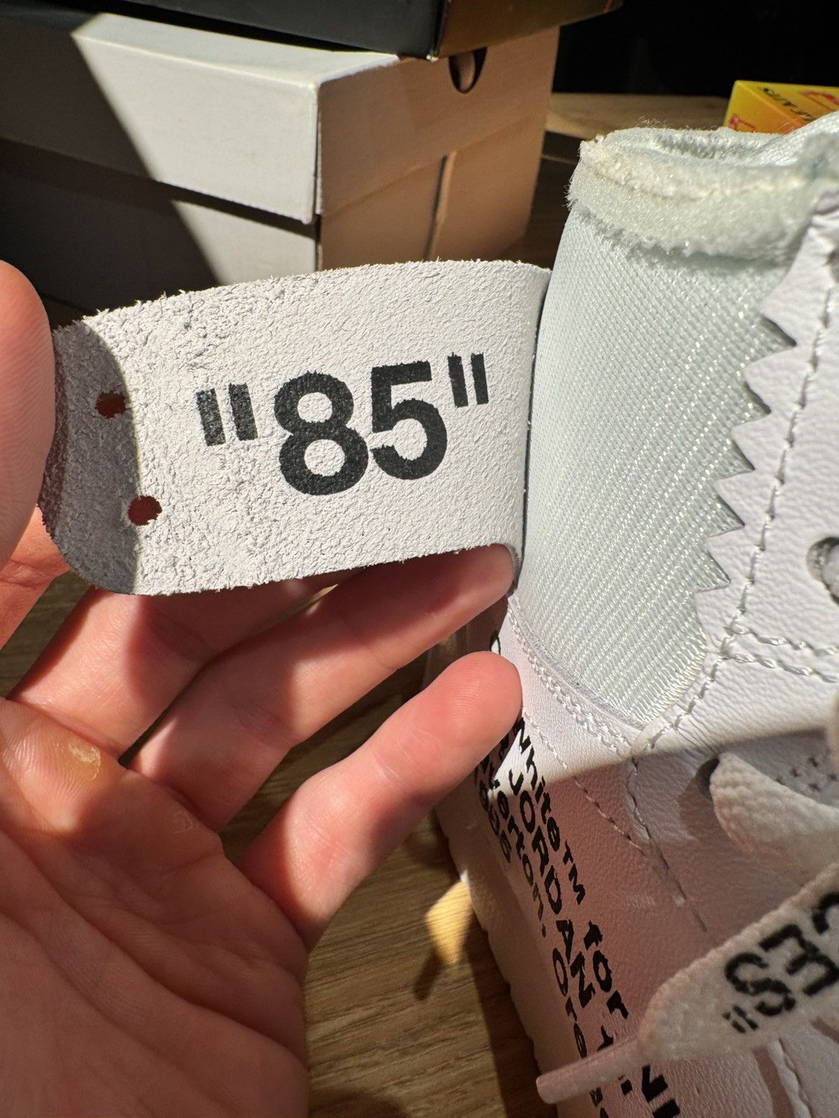 Nike × Off-White × Virgil Abloh Off White x Air Jordan 1 Retro High OG Euro Chicago Virgil Size US 10 / EU 43 - 23 Thumbnail