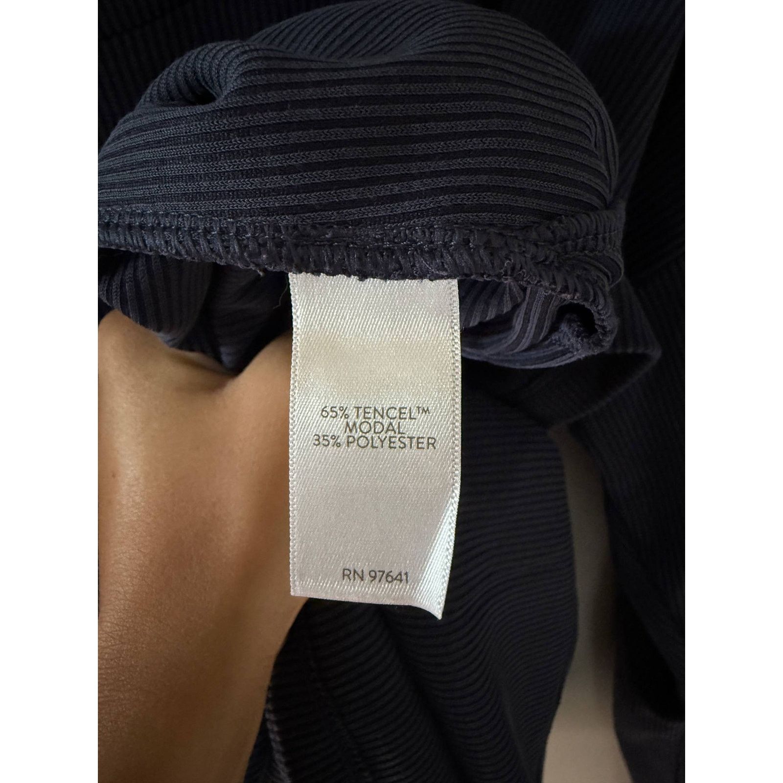 Other Pure Jill Striped Cowl Neck Knit Tunic Top Navy Blue Women M Size M / US 6-8 / IT 42-44 - 5 Thumbnail