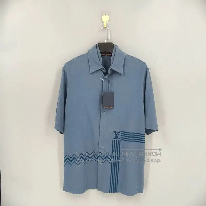 Louis Vuitton Louis Vuitton Blue Men's Polo Shirt . Size US S / EU 44-46 / 1 - 1 Thumbnail