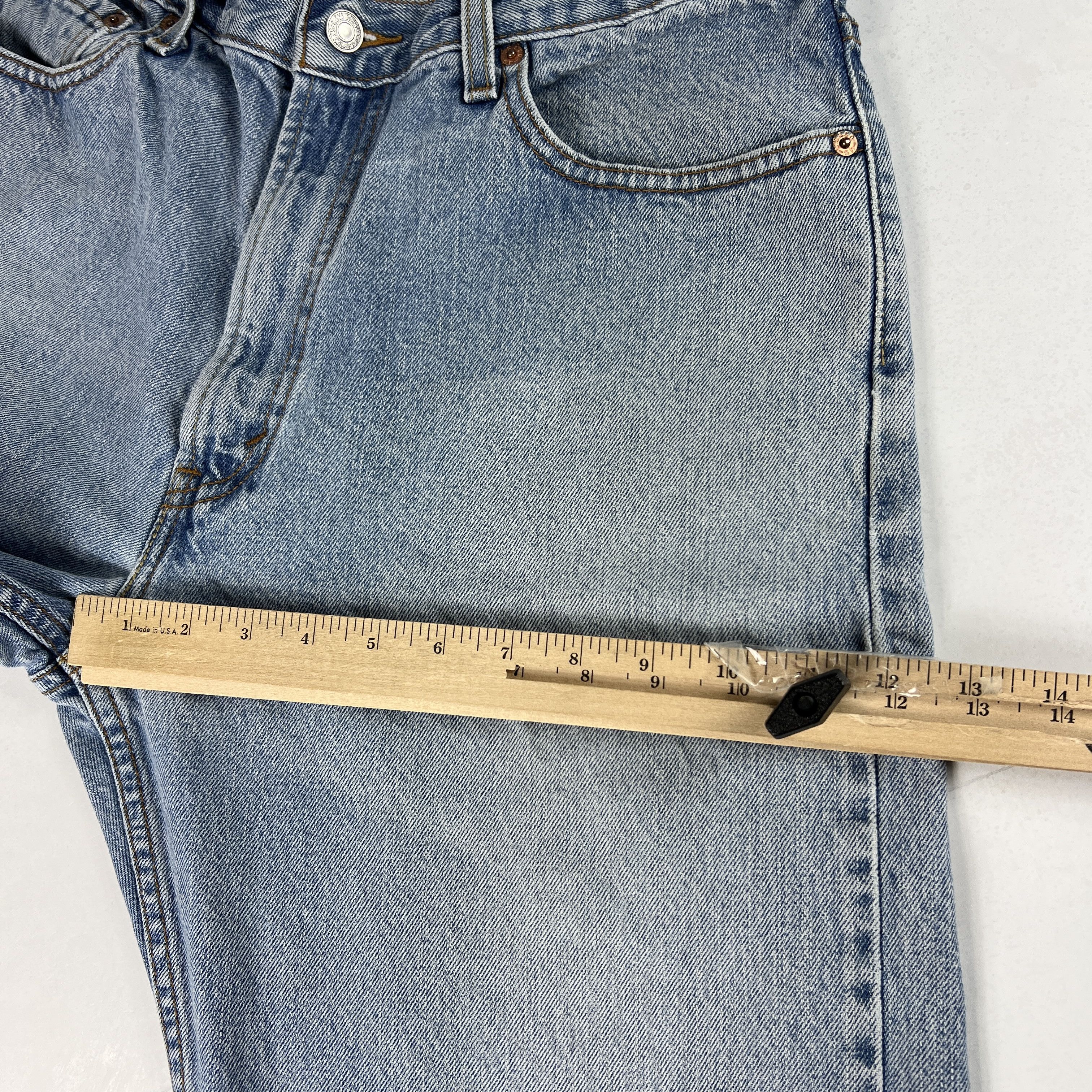 Levi's × Vintage Y2K Levi's Jeans 505 Straight Blue Faded Cotton Denim Size US 34 / EU 50 - 20 Thumbnail