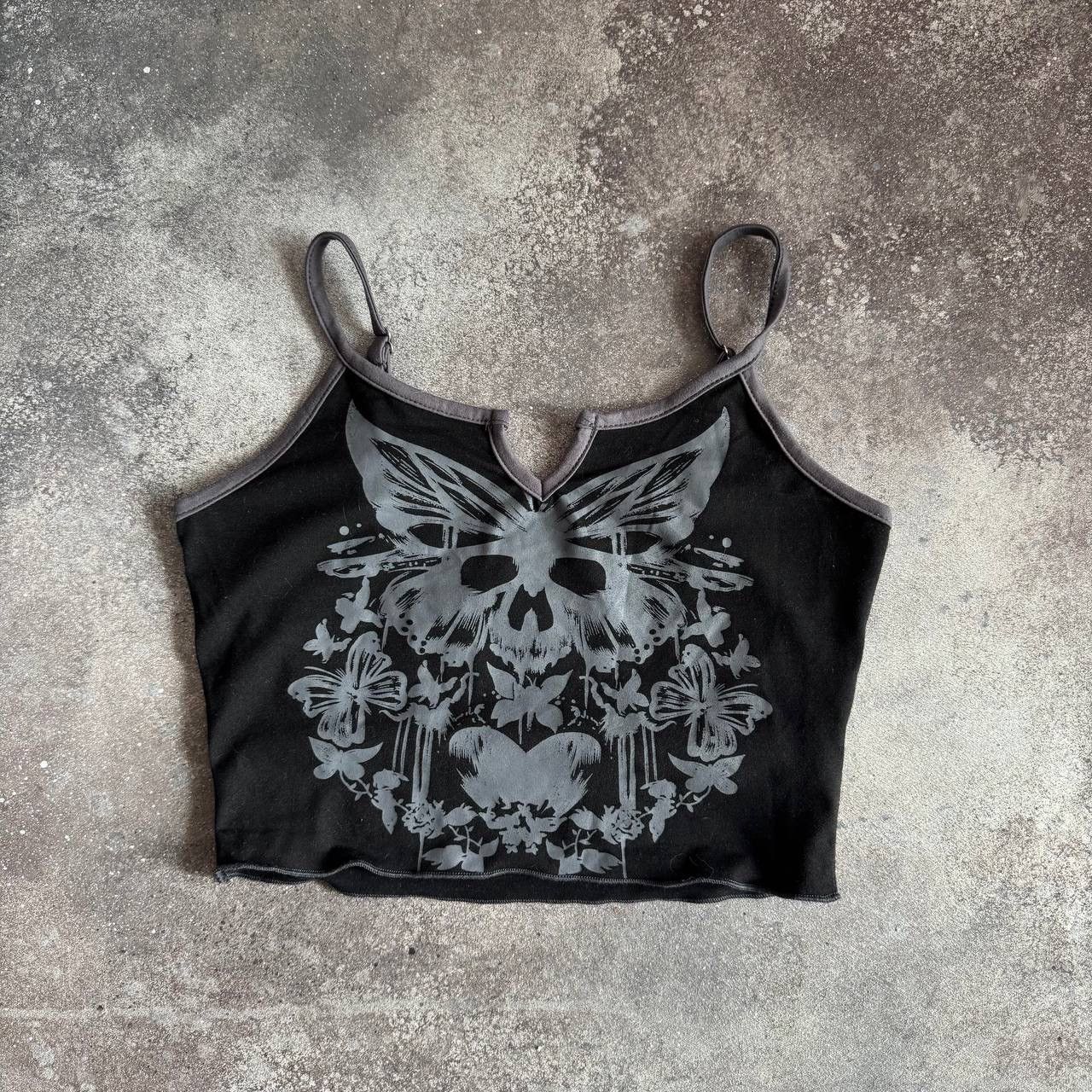 20471120 × Vintage Super Sexy Glamour Punk Rave Opium Vintage Tank Top Size S / US 4 / IT 40 - 2 Thumbnail