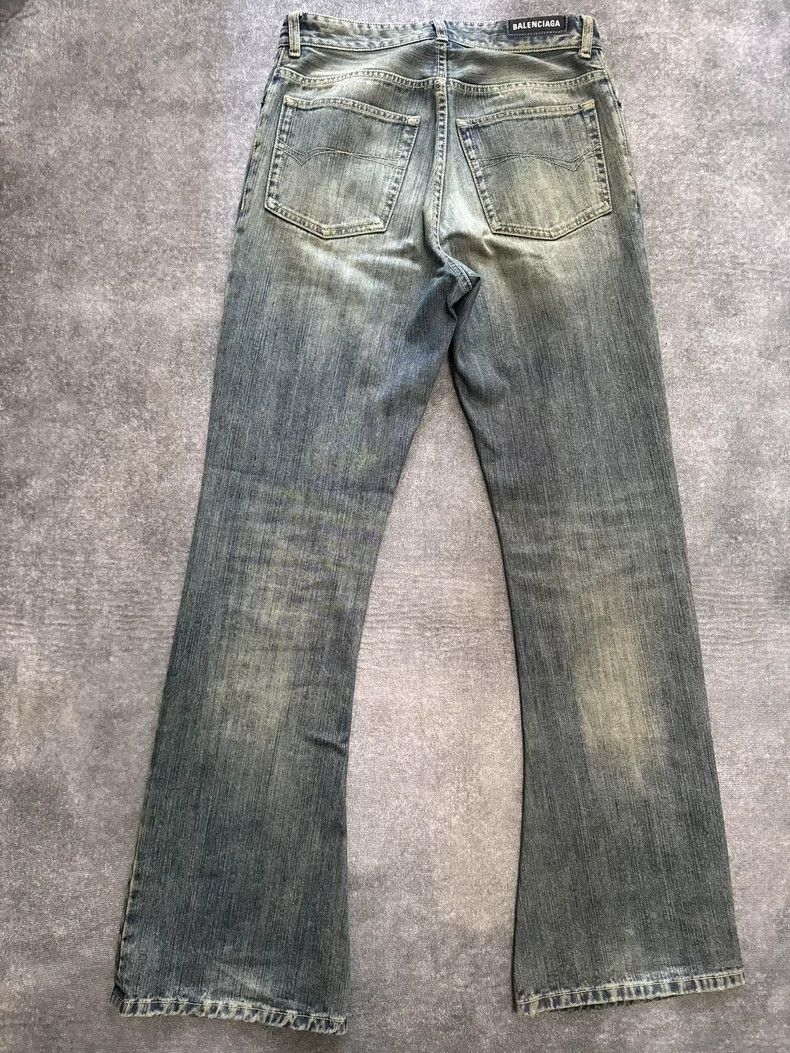 Balenciaga Balenciaga New washed micro-la denim trousers Size US 26 / EU 42 - 2 Thumbnail