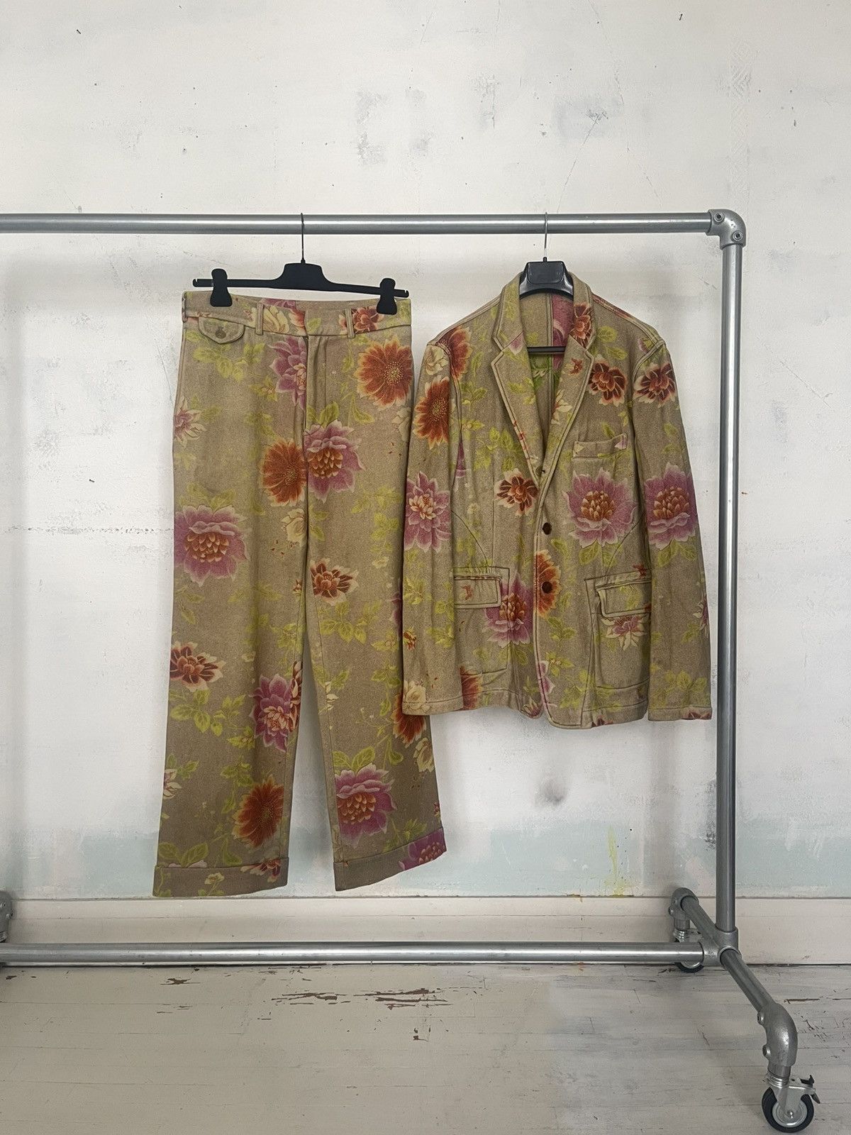 Yohji Yamamoto Yohji Yamamoto AW 2003-2004 Reversible Blazer + pants Size 50R - 1 Thumbnail