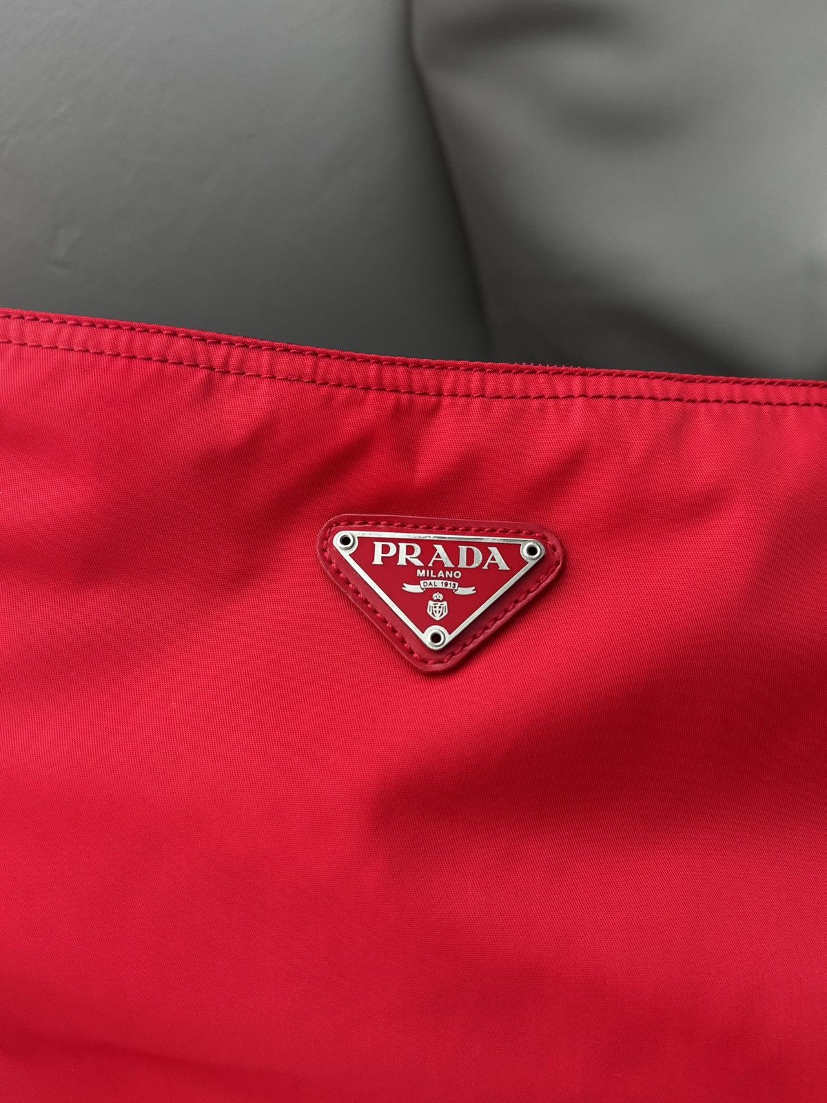 Prada × Vintage Red Prada shoulder bag Size ONE SIZE - 5 Thumbnail