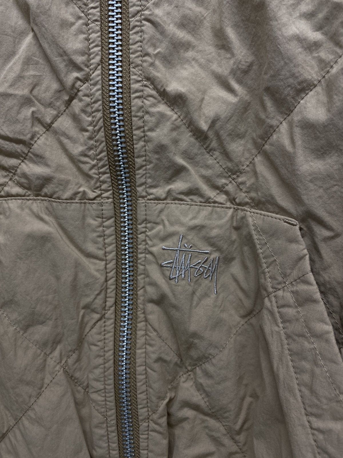 Stussy Summer Stussy Lightweight Cotton Bomber Jacket Khaki - Small Size US S / EU 44-46 / 1 - 3 Thumbnail