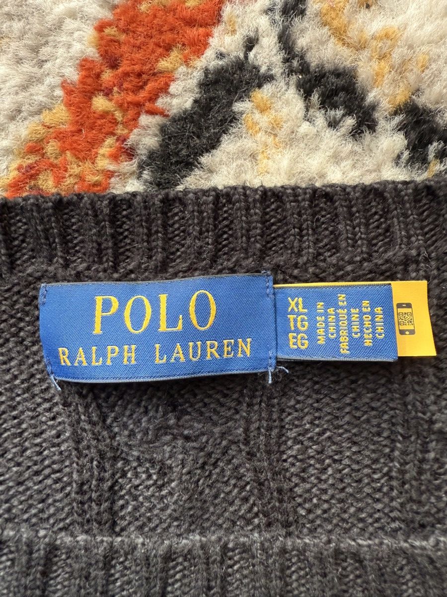Polo Ralph Lauren Polo Ralph Lauren Cable Knit Cotton Sweater Size US XL / EU 56 / 4 - 4 Thumbnail