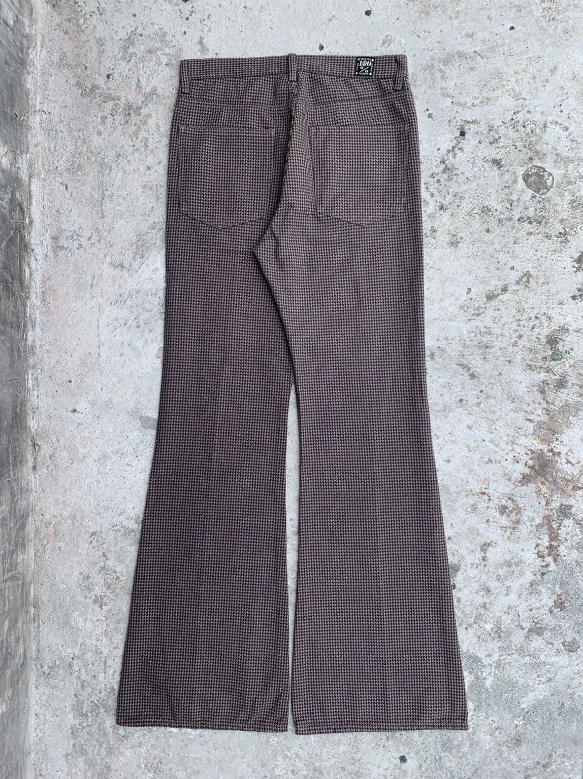 Kapital Kountry Flared Houndstooth Trousers Size US 32 / EU 48 - 3 Thumbnail