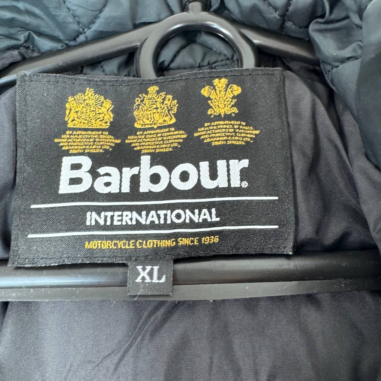 Barbour Barbour International Quilted Jacket Hooded Navy Biker XL Size XL / US 12-14 / IT 48-50 - 4 Thumbnail