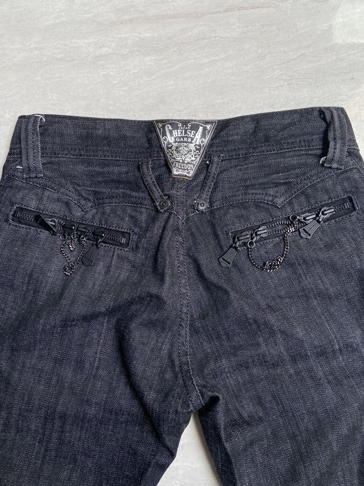 Designer × If Six Was Nine × Japanese Brand CHELSEAGARB Black Long Pants Size US 27 - 13 Thumbnail