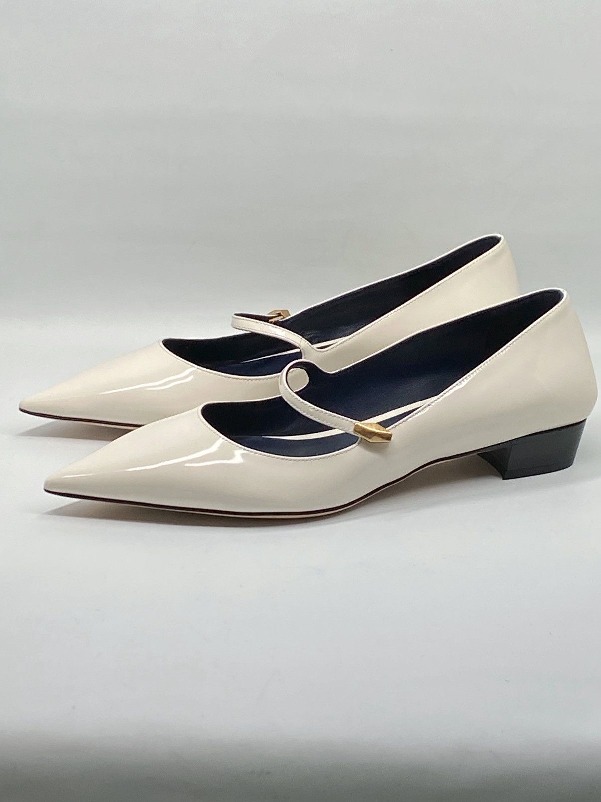 Jimmy Choo Jimmy Choo Carolyn Leather Mary Jane Flats size 39.5 Size US 9.5 / IT 39.5 - 1 Thumbnail