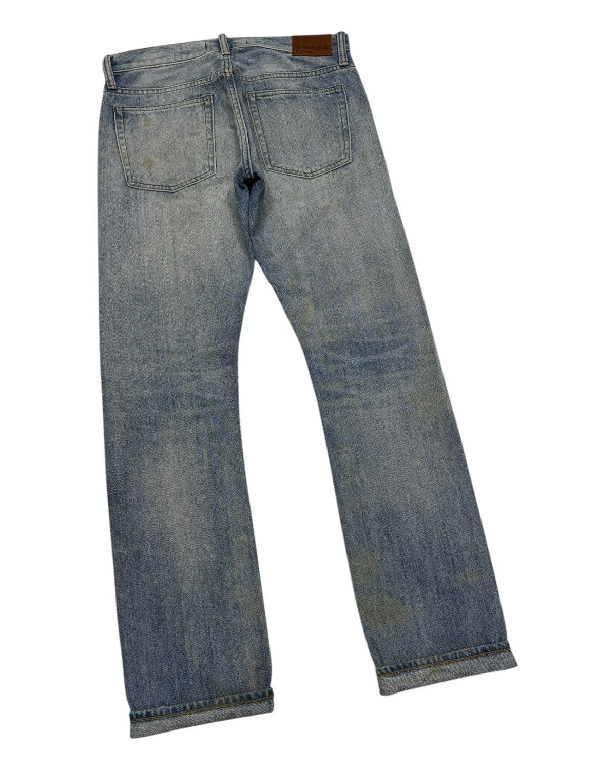 Kapital 🔥Kaihara Japanese Selvedge Denim Gap Slim Light Rip Repair Size US 31 - 7 Thumbnail