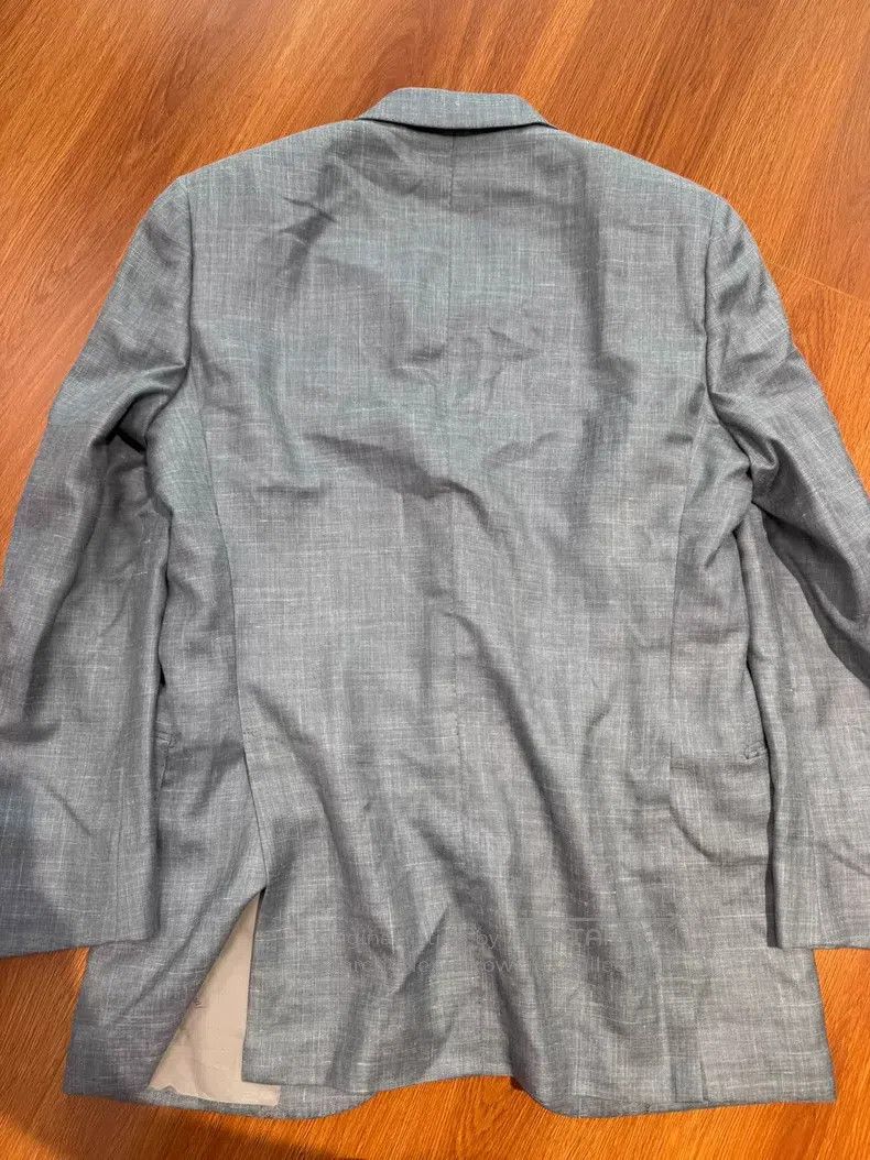 Brioni Brioni Silk Suit, Blue Size US M / EU 48-50 / 2 - 7 Thumbnail