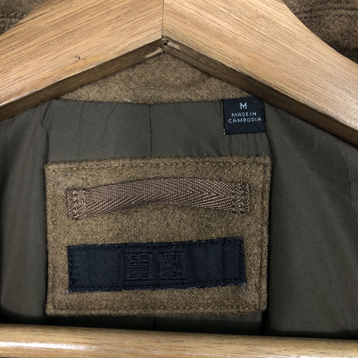 Japanese Brand 📌Rich Brown Vintage Wool Bomber Jacket Uniqlo Issey Miyake Size US M / EU 48-50 / 2 - 19 Thumbnail