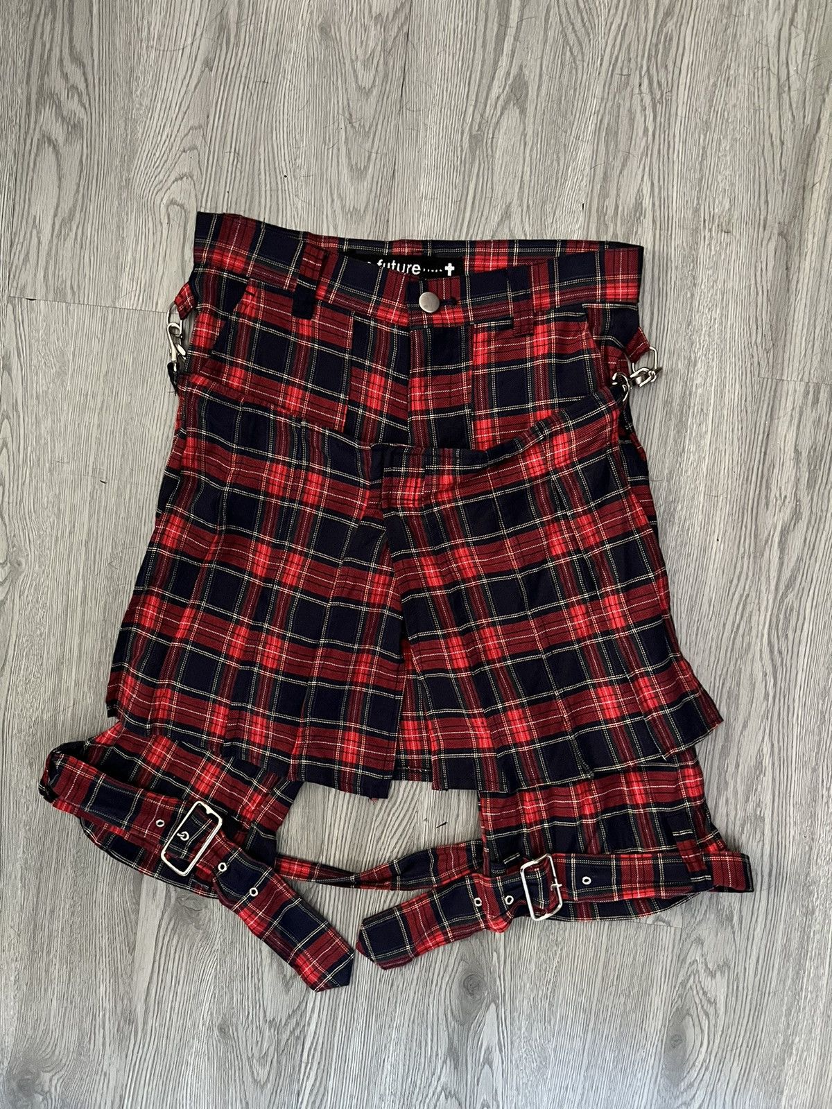 Boy London RARE NO FUTURE BONDAGE PUNK PANTS WITH SKIRT👹 Size 28" / US 6 / IT 42 - 5 Thumbnail