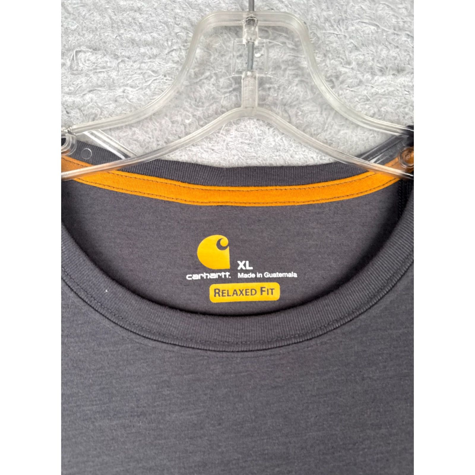 Carhartt Carhartt Shirt Men Extra Large Gray Long Sleeve Crew Neck Poly Blend Workwear Size US XL / EU 56 / 4 - 7 Thumbnail