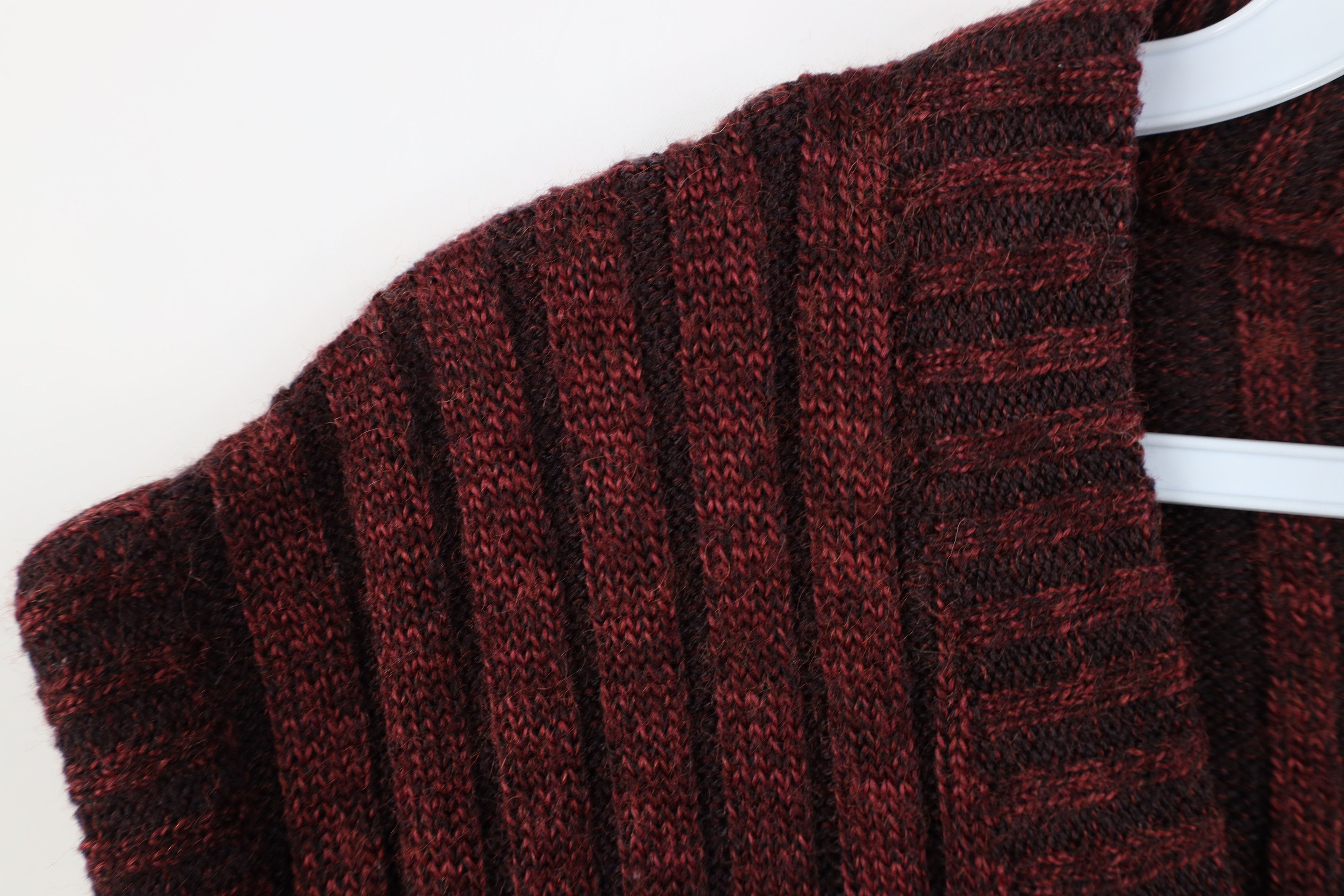 Vintage Vintage 90s Streetwear Blend Ribbed Knit Sweater Vest Red Size US L / EU 52-54 / 3 - 6 Thumbnail