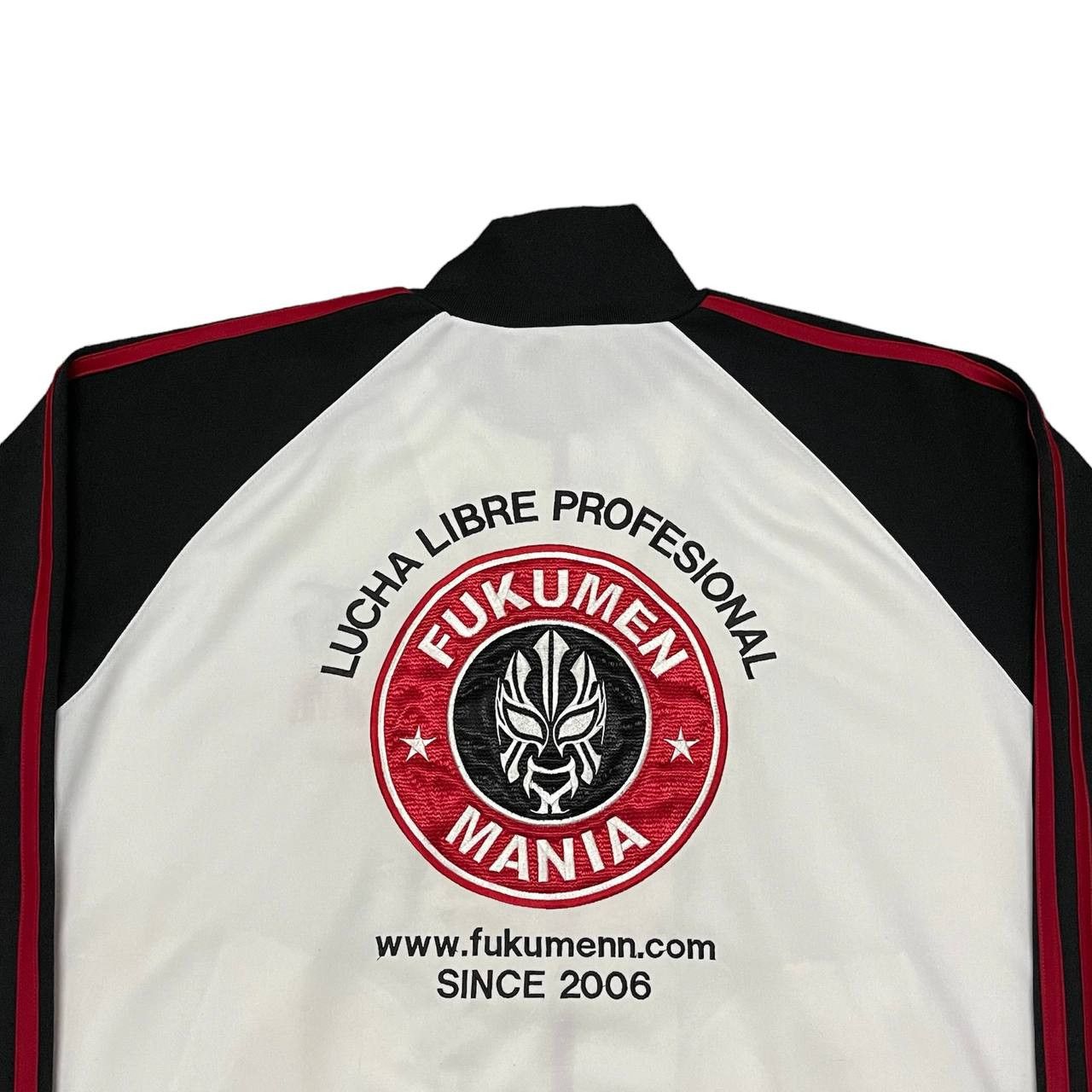 Japanese Brand Vintage Fukumen Mania Sweater Track Jacket Size US XL / EU 56 / 4 - 2 Thumbnail