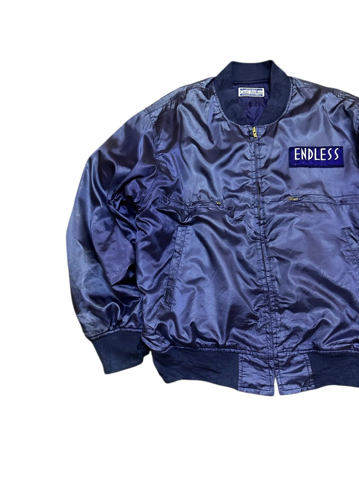 Endless Vintage Endless Motorsports Nylon Bomber Jacket Size US M / EU 48-50 / 2 - 4 Thumbnail