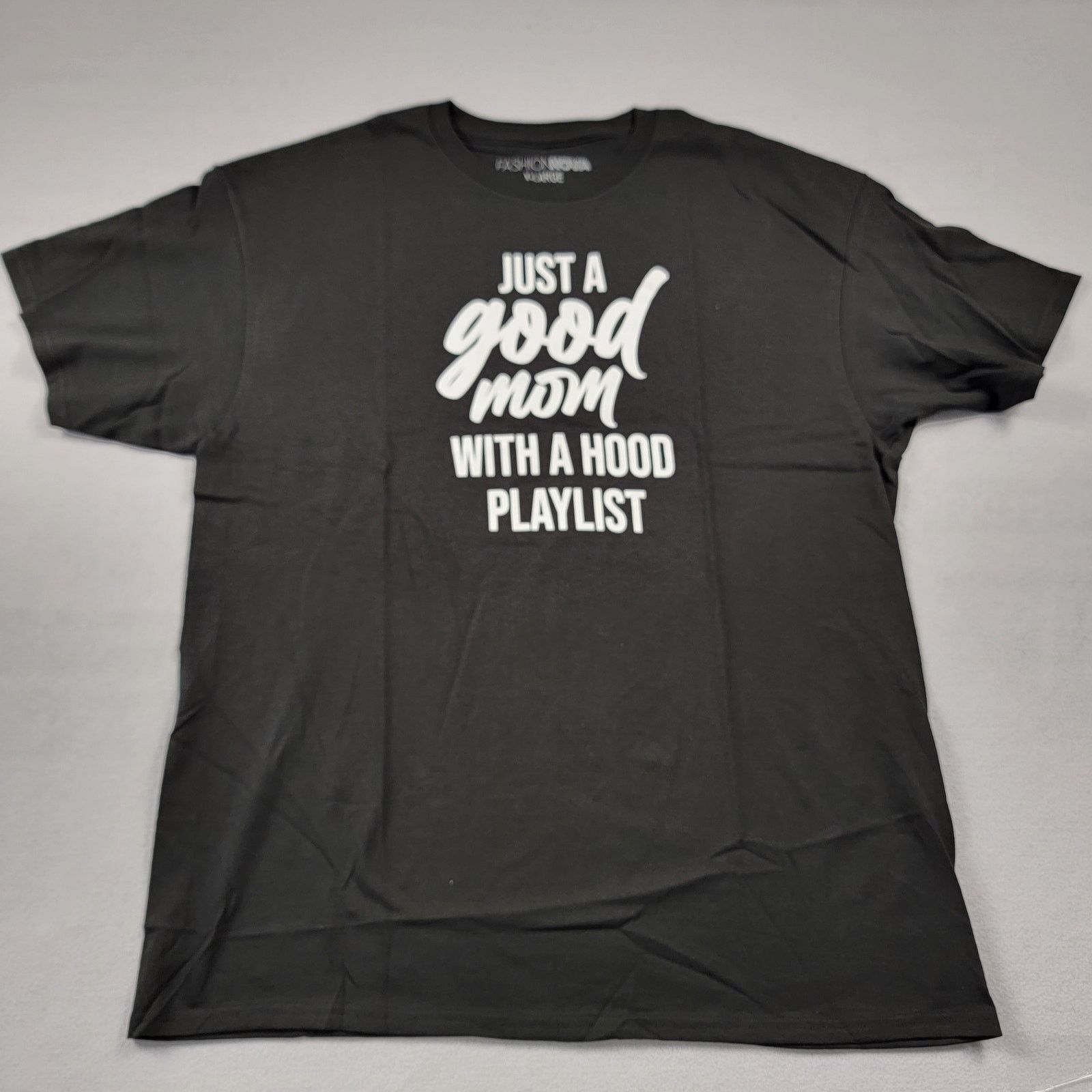 Fashion Victim FashionNova 'Just a Good Mom' Black Short Sleeve Tee Sz XL Size XL / US 12-14 / IT 48-50 - 1 Thumbnail