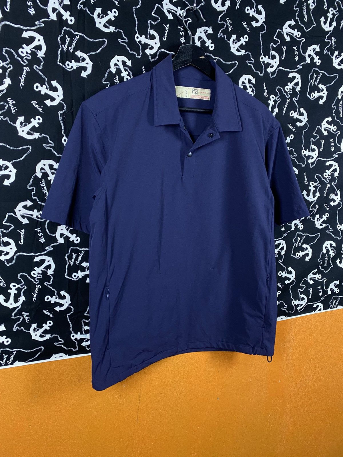 NANO universe Nano Universe Technical Short-Sleeve Polo Shirt Minimalist Size US S / EU 44-46 / 1 - 5 Thumbnail