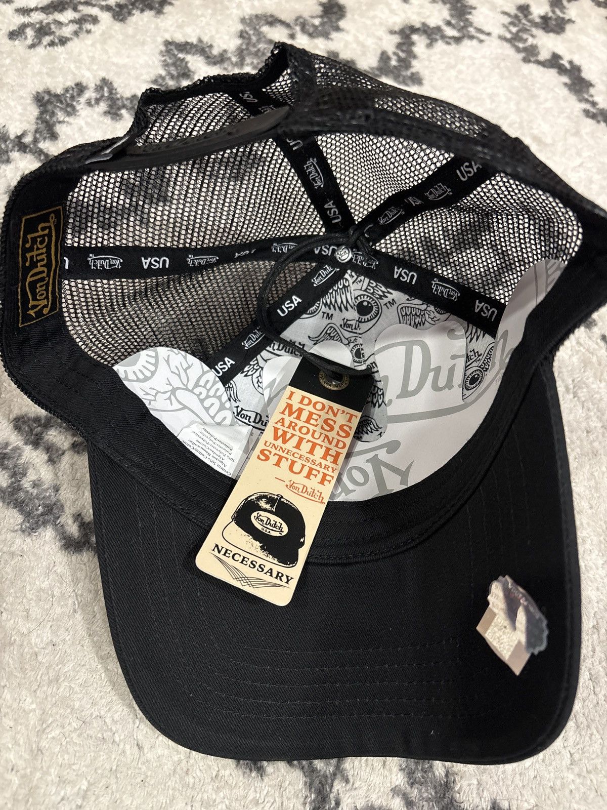 Von Dutch Von Dutch Trucker Hat – Brand New – Y2K Retro – Retail $120 Size ONE SIZE - 2 Thumbnail