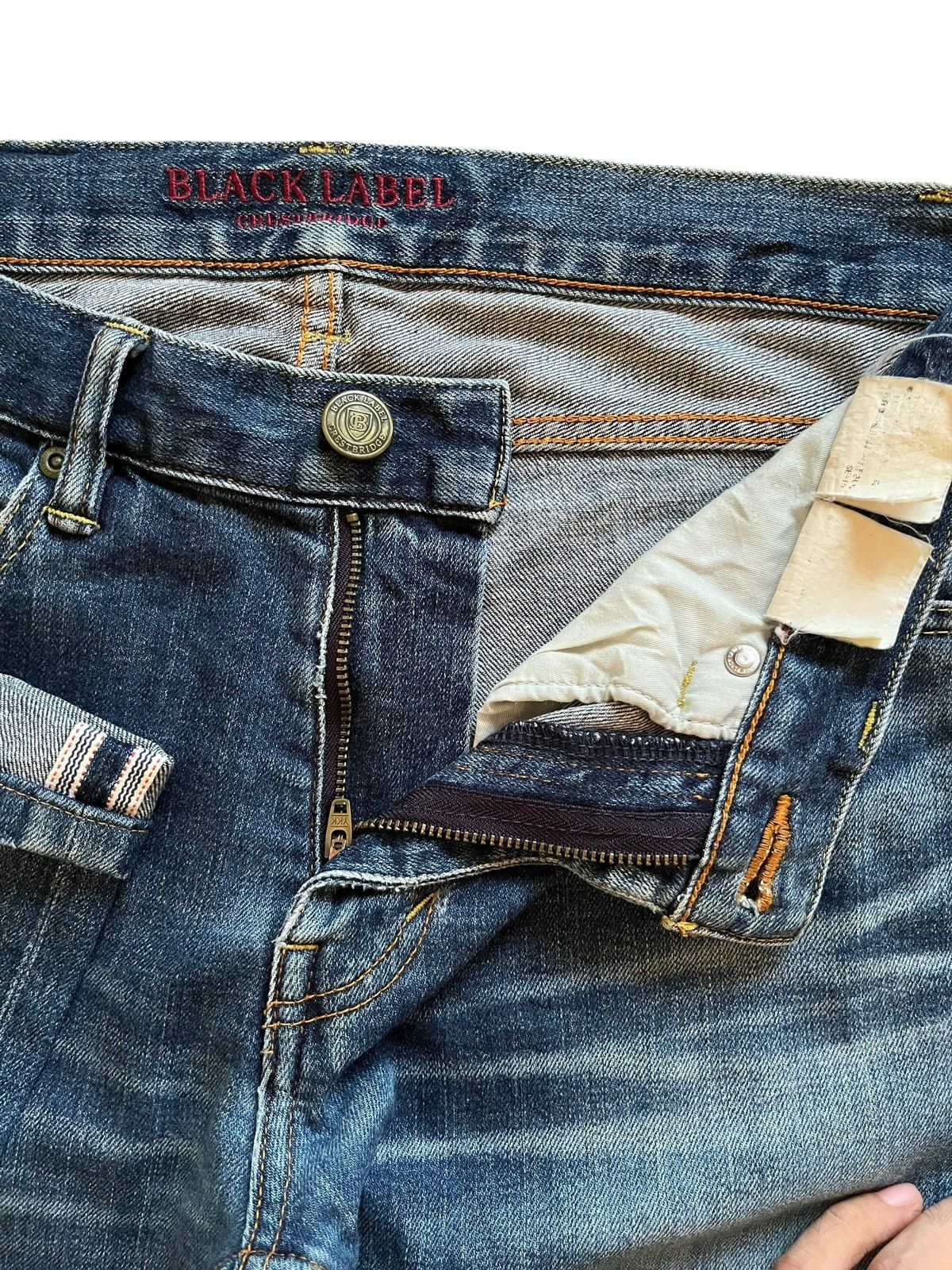 Black Label × Japanese Brand SALES🔥Vintage Black Label Selvedge Distress Jeans Size US 29 - 12 Thumbnail