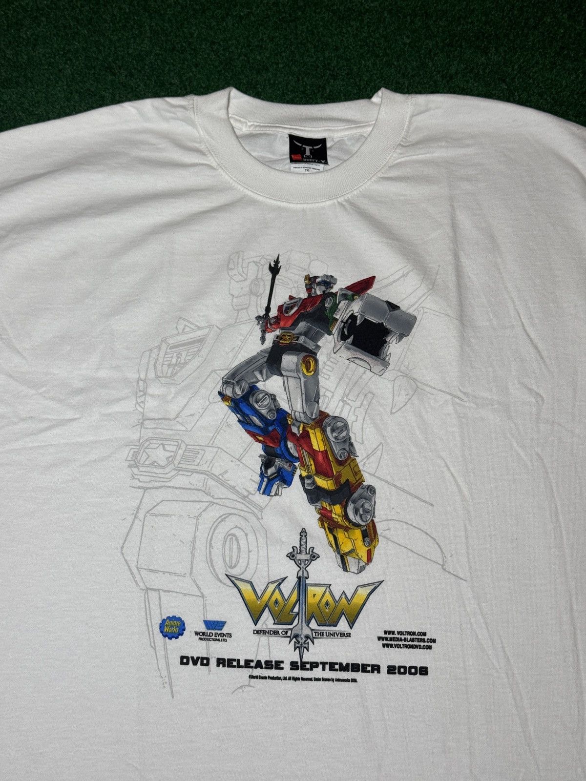 Vintage Voltron Defender Of The Universe DVD Anime Y2K XL T Shirt Size US XL / EU 56 / 4 - 2 Thumbnail