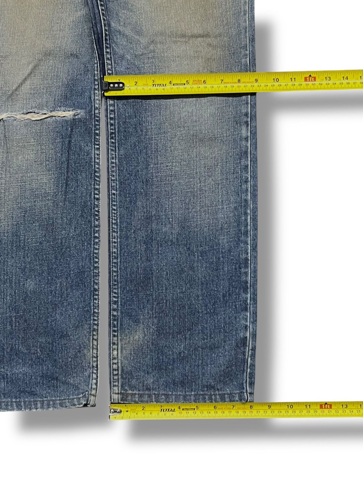 Levi's Vintage Y2K Levi’s 533 - Faded Mud Wash, Distressed Denim Size US 30 / EU 46 - 19 Thumbnail