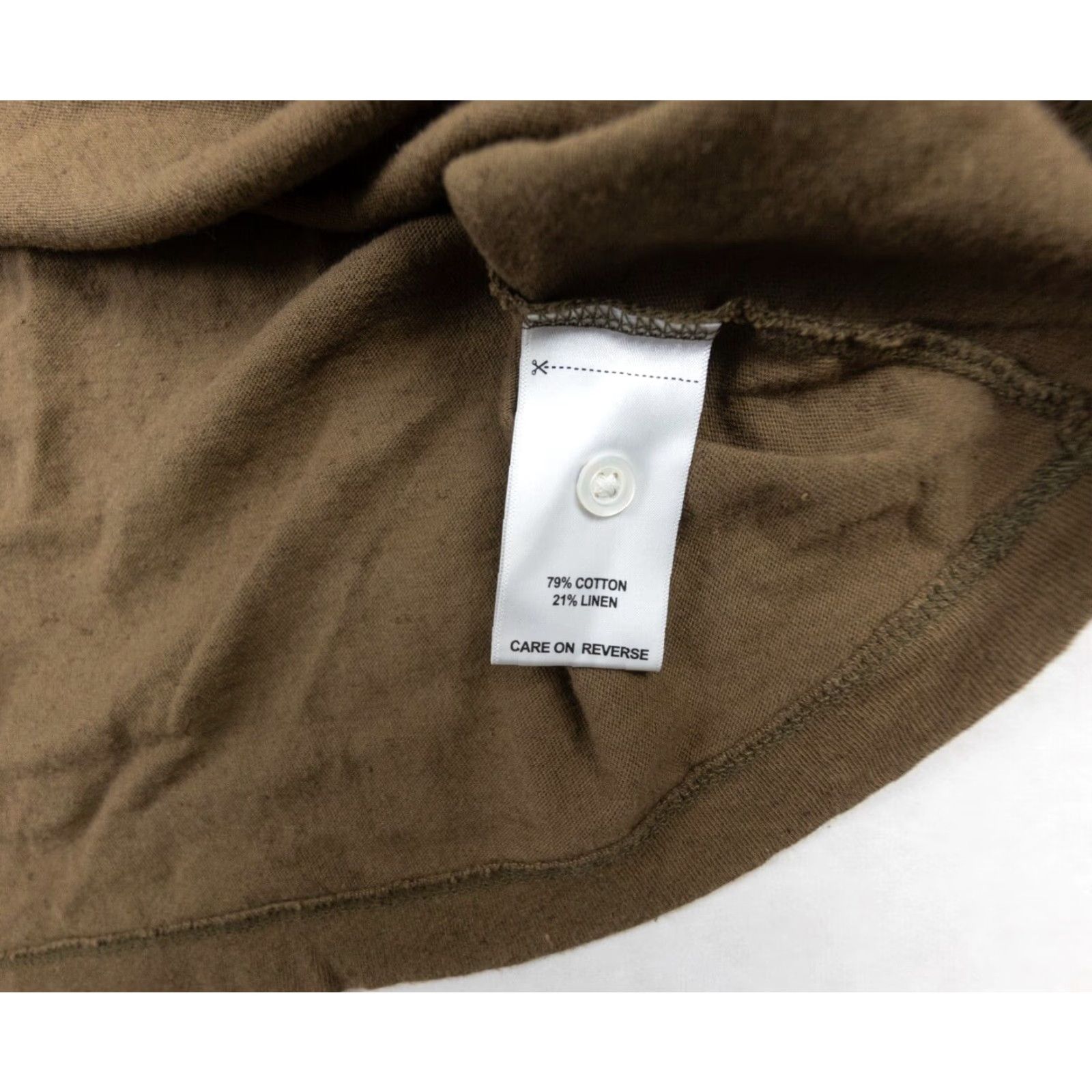 Billy Reid VINTAGE Billy Reid Mens Polo Shirt Large Brown Cotton Linen Short Sleeve Collared Preppy Size US L / EU 52-54 / 3 - 6 Thumbnail