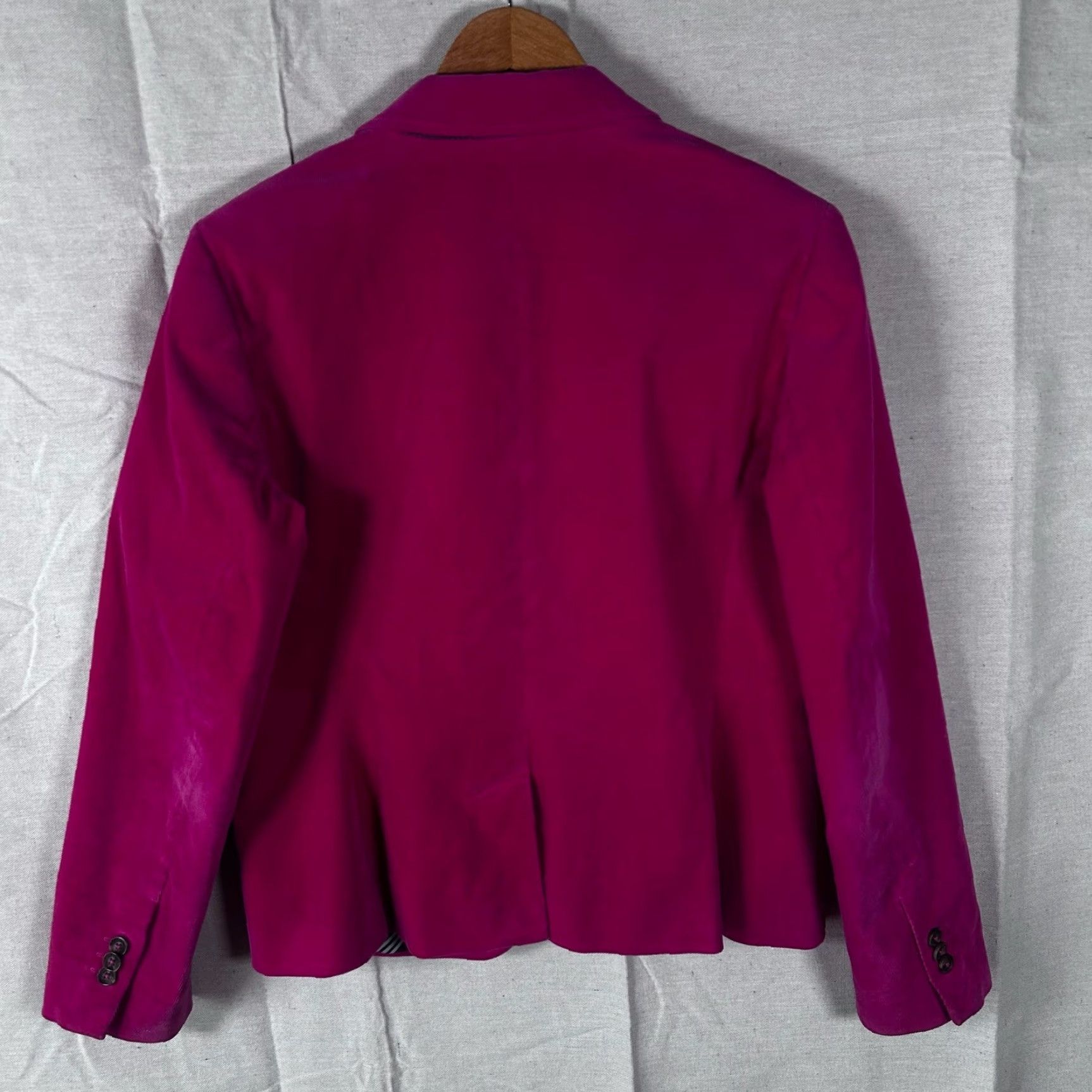 Brooks Brothers Brooks Brothers Blazer Pink Corduroy Jacket Womens 12 Cotton Spandex Notch Lapel 1-Button Single-Breasted Lined Creature? Size XL / US 12-14 / IT 48-50 - 3 Thumbnail
