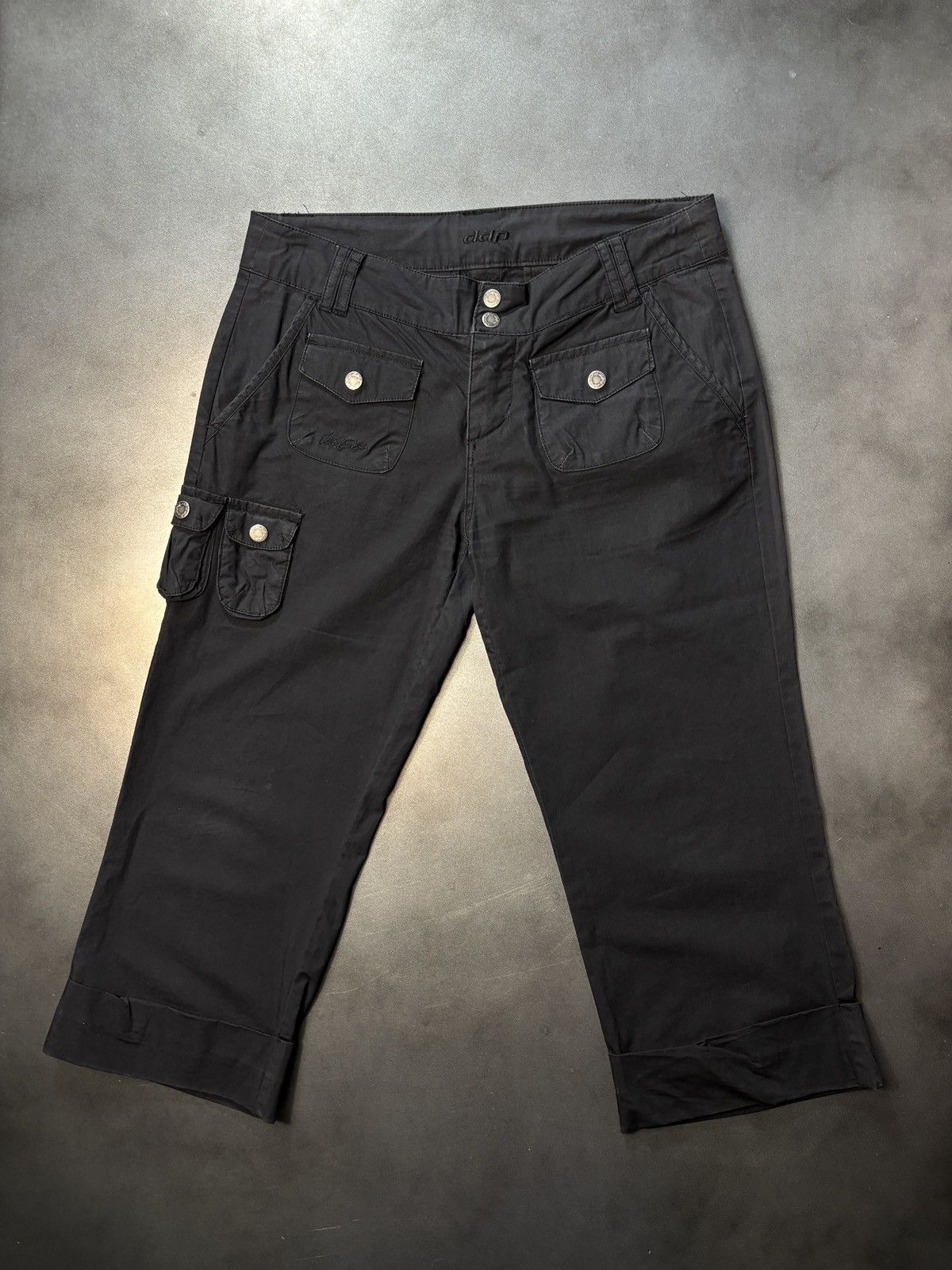 Designer × Other Y2K Capris Shorts 2000s Vintage Cargo Shorts DDP Size 29" - 14 Thumbnail