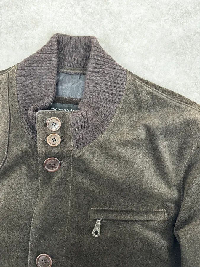 Vintage 2000s Massimo Rebechi Brown Suede Leather Jacket Size US M / EU 48-50 / 2 - 8 Thumbnail
