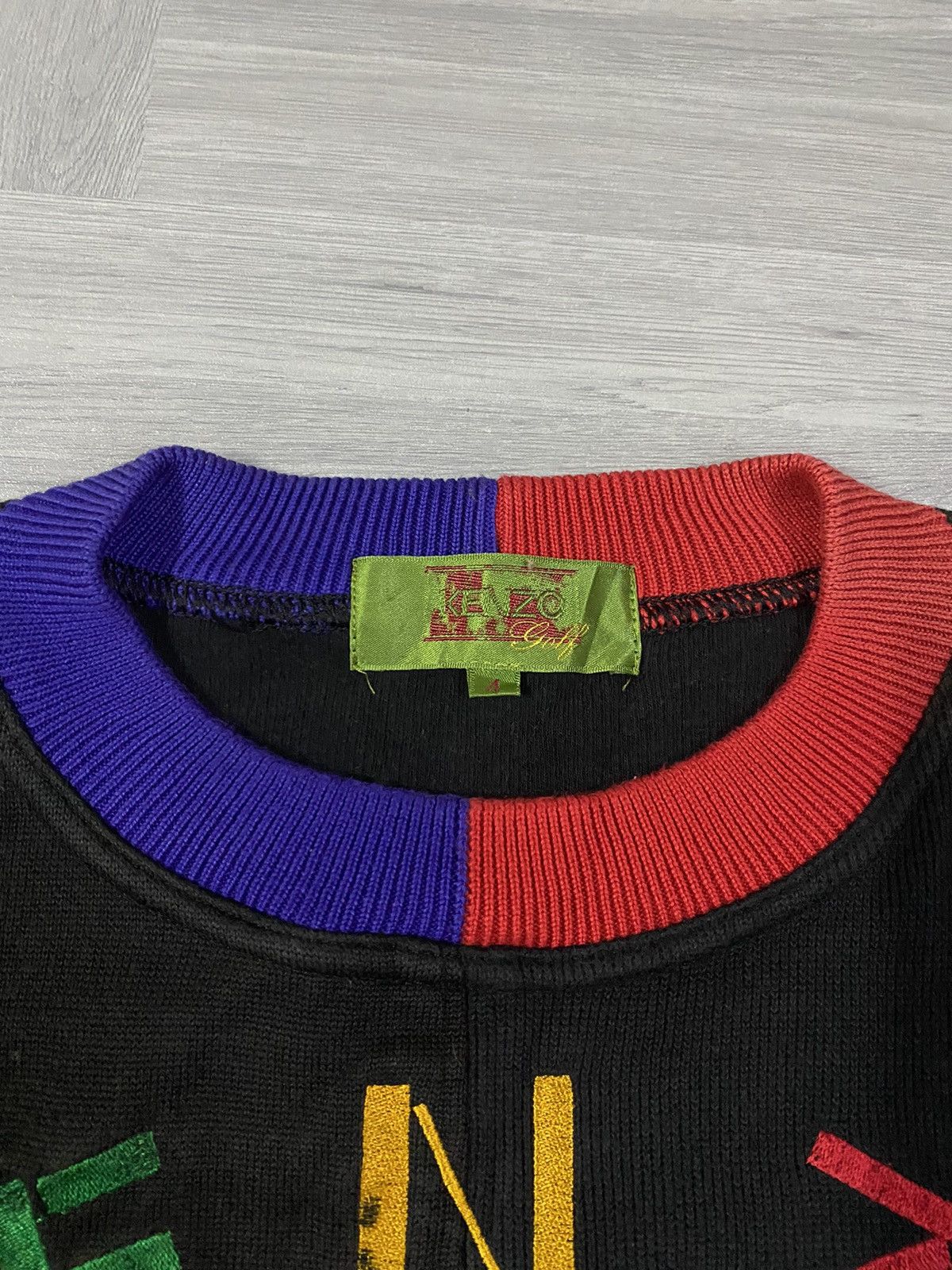 Kenzo Vintage Kenzo Golf Sweatshirt Embroidery Kenzo Golf Big Logo Size US L / EU 52-54 / 3 - 9 Thumbnail